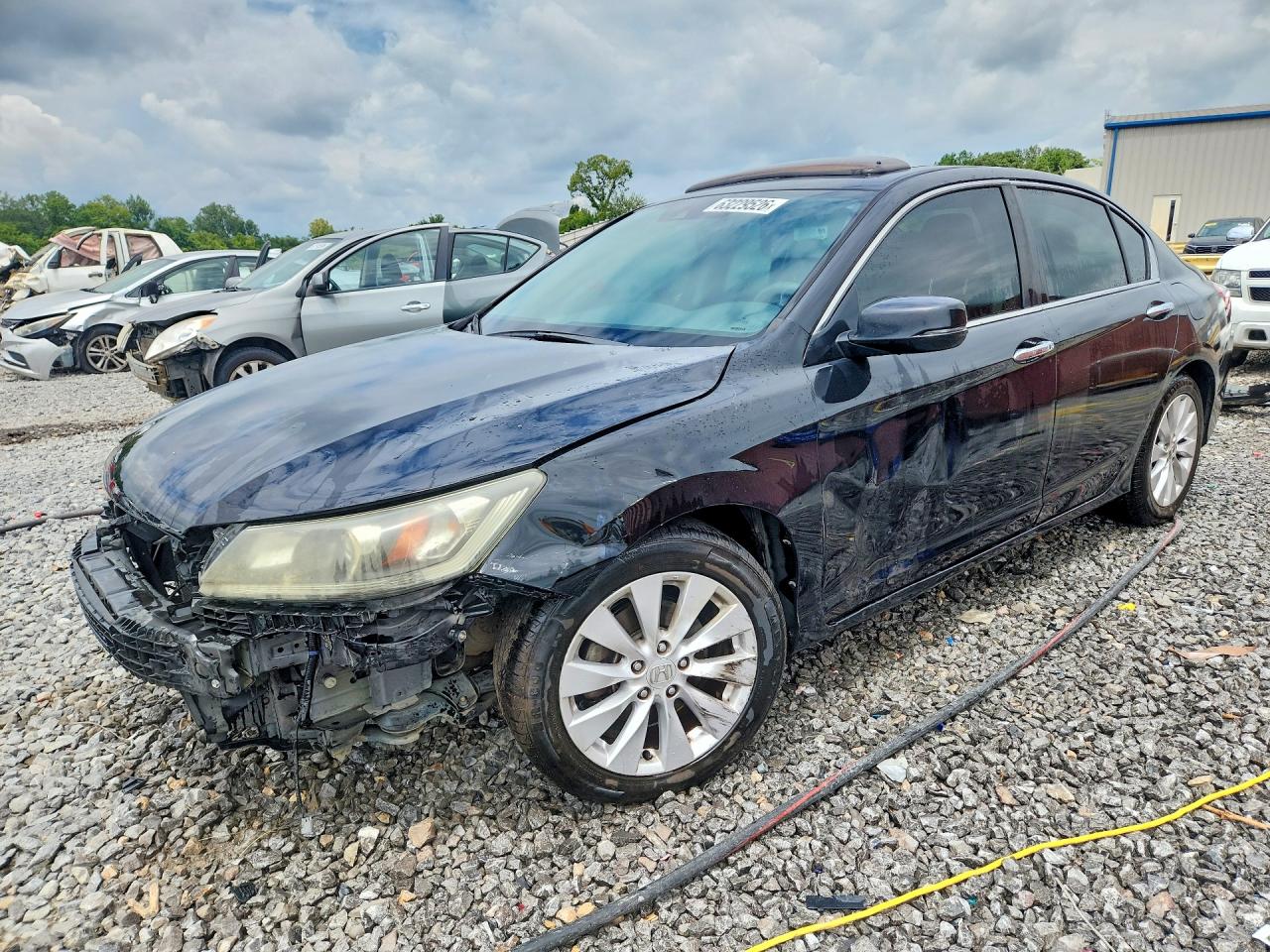 2015 Honda Accord Exl Черный vin: 1HGCR2F87FA229131