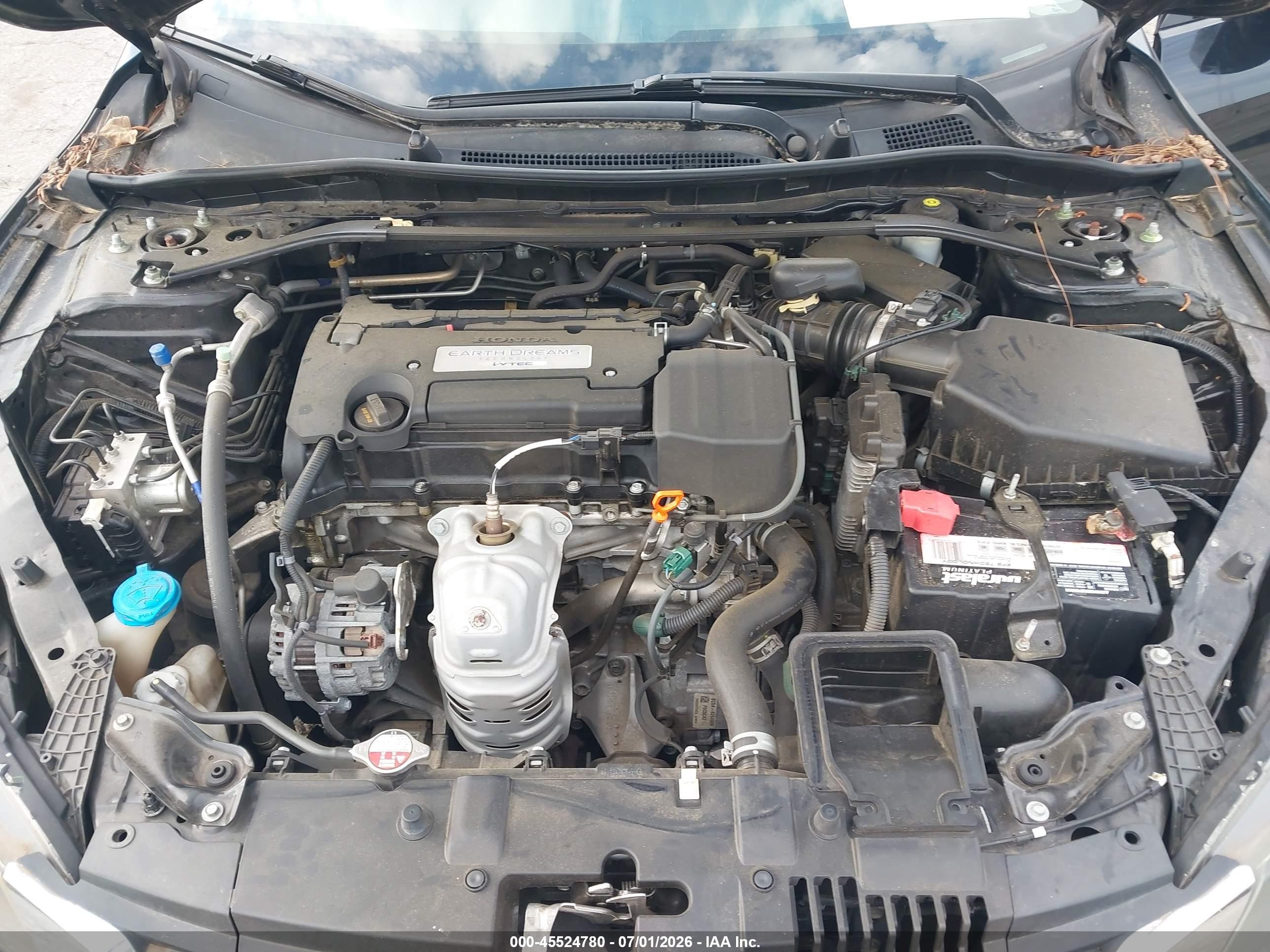 2015 Honda Accord Ex-l Black vin: 1HGCR2F87FA240128