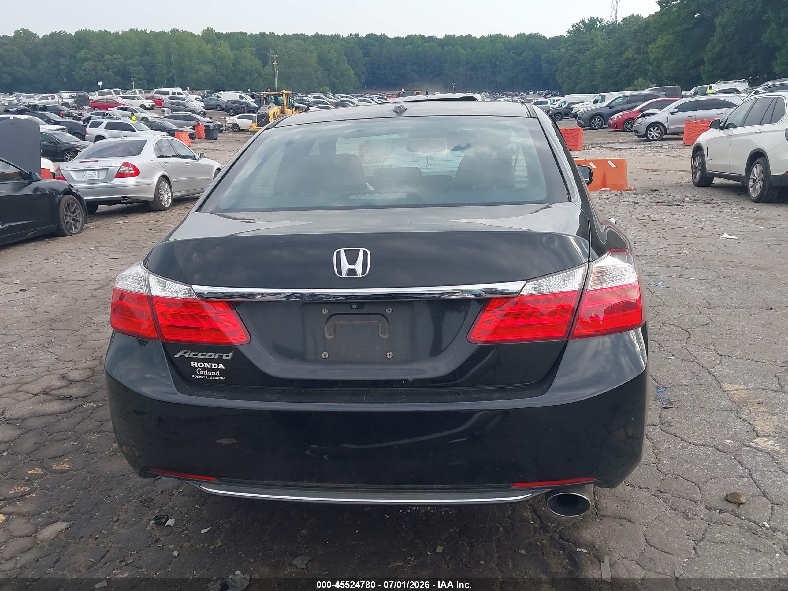 2015 Honda Accord Ex-l Black vin: 1HGCR2F87FA240128