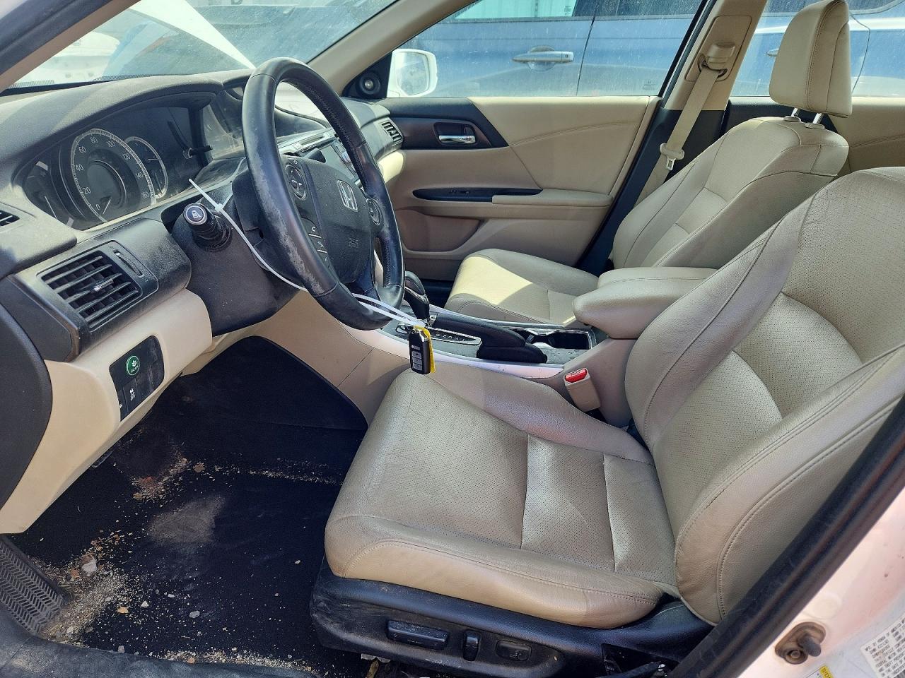 2015 Honda Accord Exl Белый vin: 1HGCR2F87FA241151