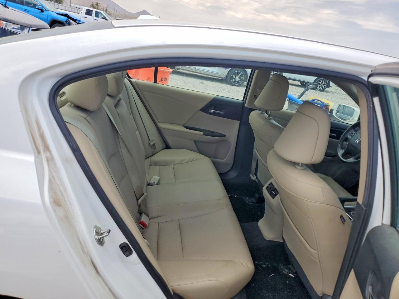 2015 Honda Accord Exl Белый vin: 1HGCR2F87FA241151