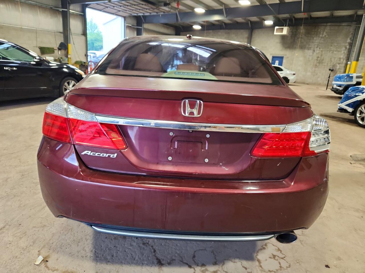 2015 Honda Accord Exl Burgundy vin: 1HGCR2F87FA248486