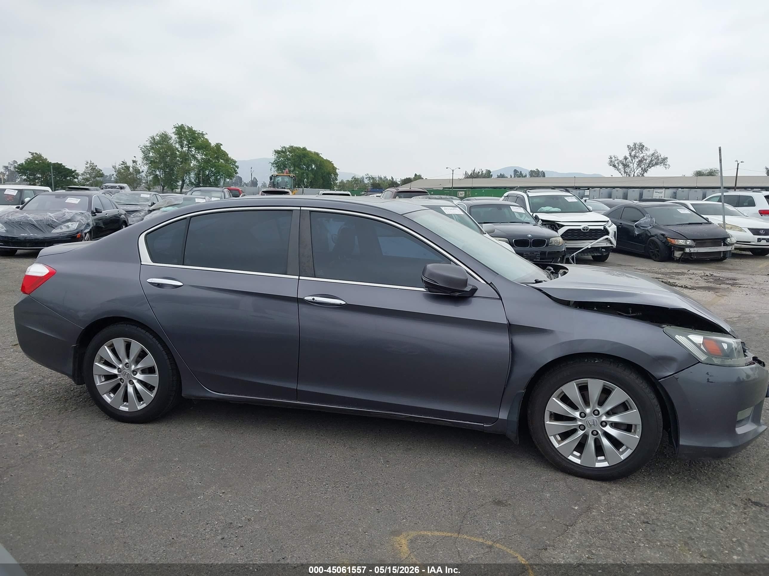 2015 Honda Accord Ex-l Коричневый vin: 1HGCR2F87FA270861