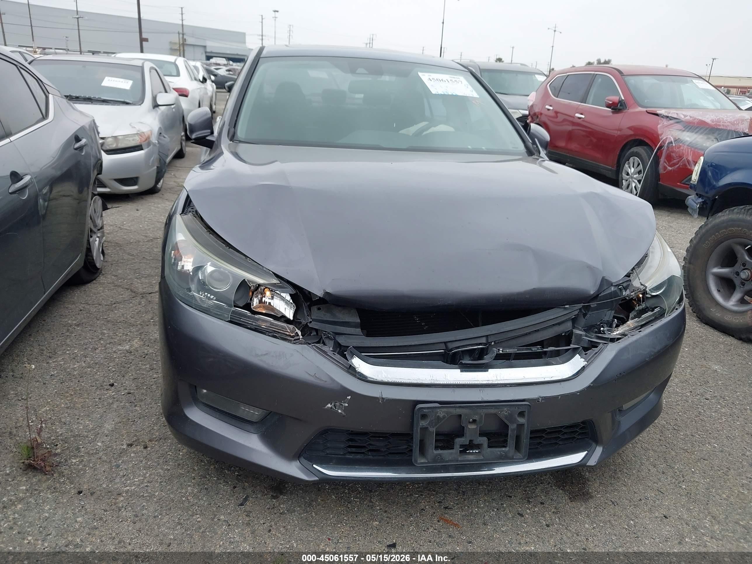 2015 Honda Accord Ex-l Коричневый vin: 1HGCR2F87FA270861