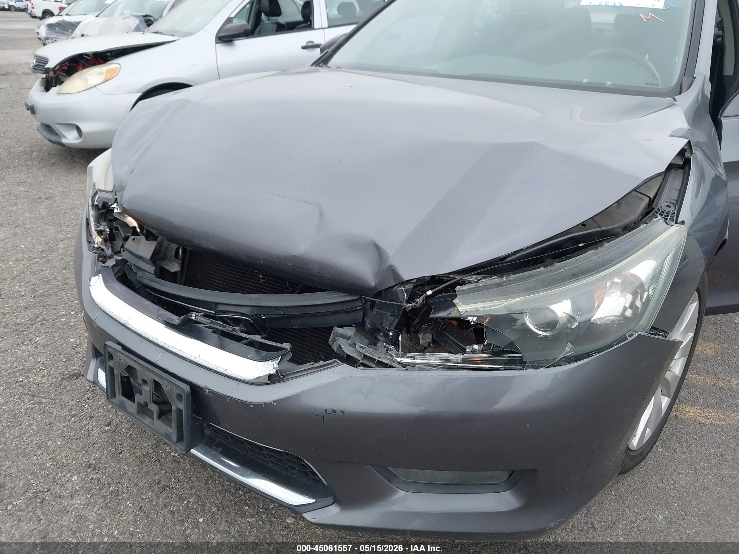 2015 Honda Accord Ex-l Коричневый vin: 1HGCR2F87FA270861