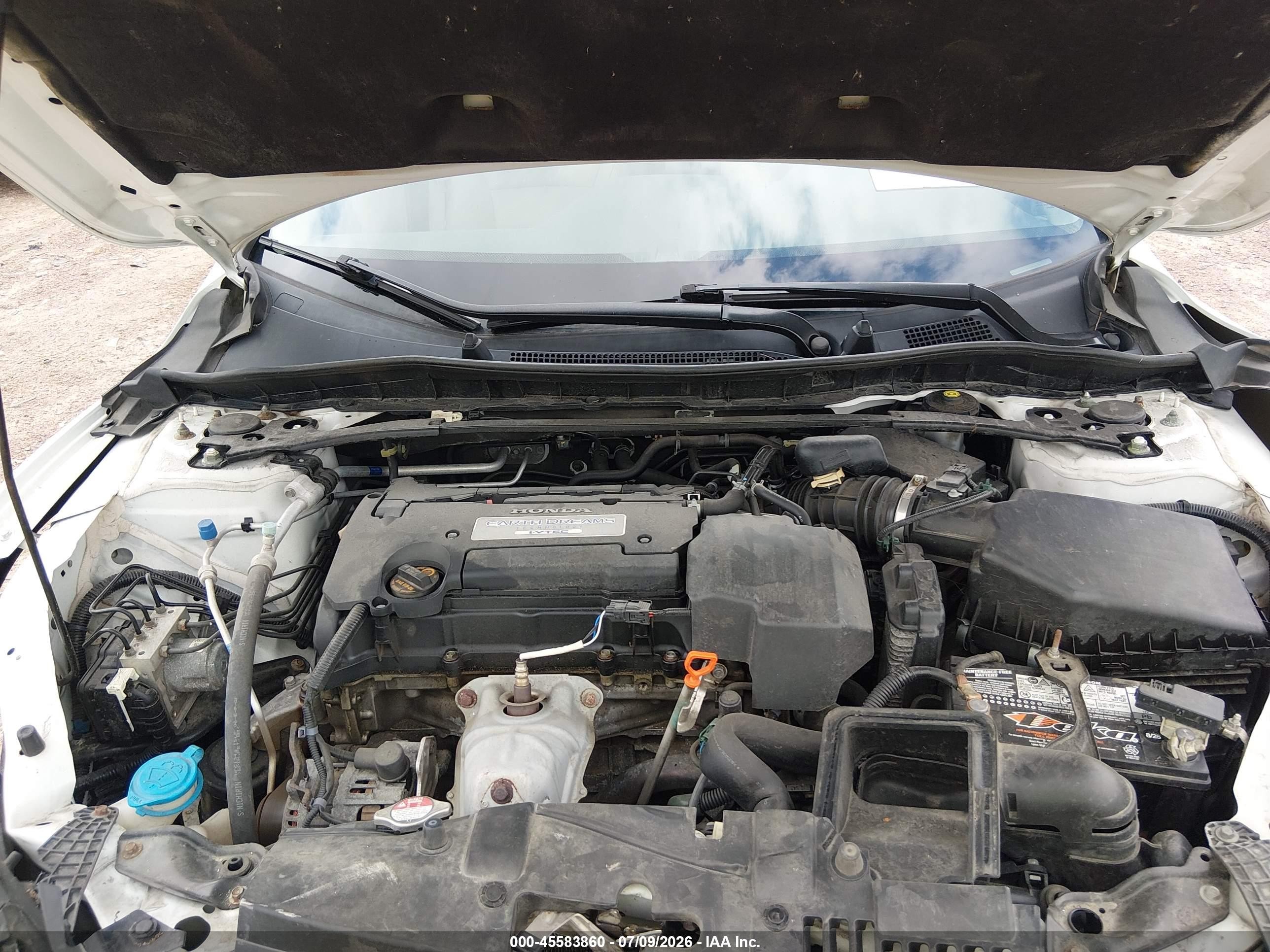 2013 Honda Accord Ex-l White vin: 1HGCR2F88DA004035