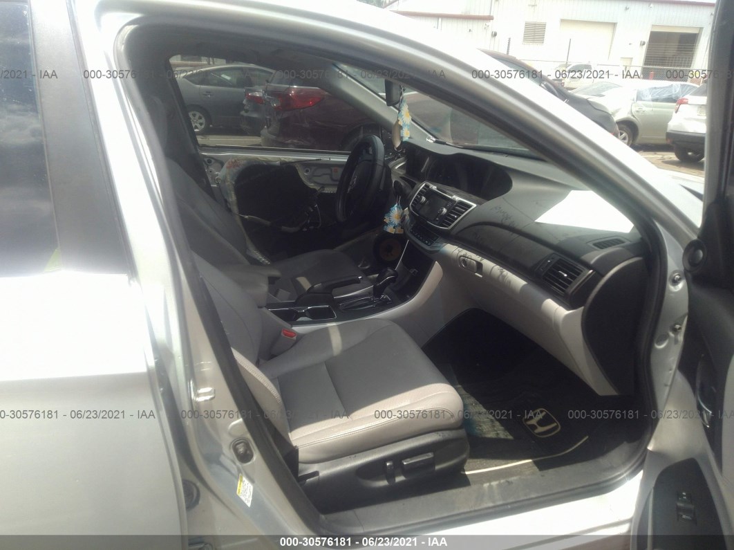 2013 Honda Accord Sdn Ex-l Silver vin: 1HGCR2F88DA015181