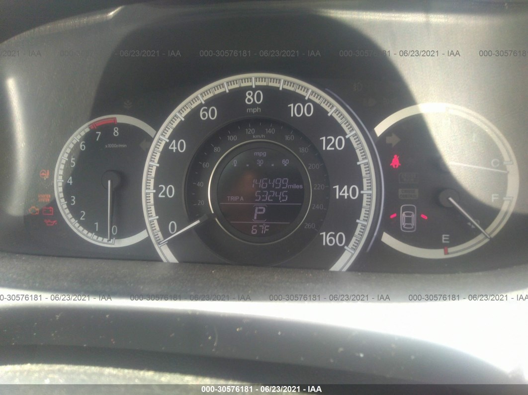2013 Honda Accord Sdn Ex-l Silver vin: 1HGCR2F88DA015181