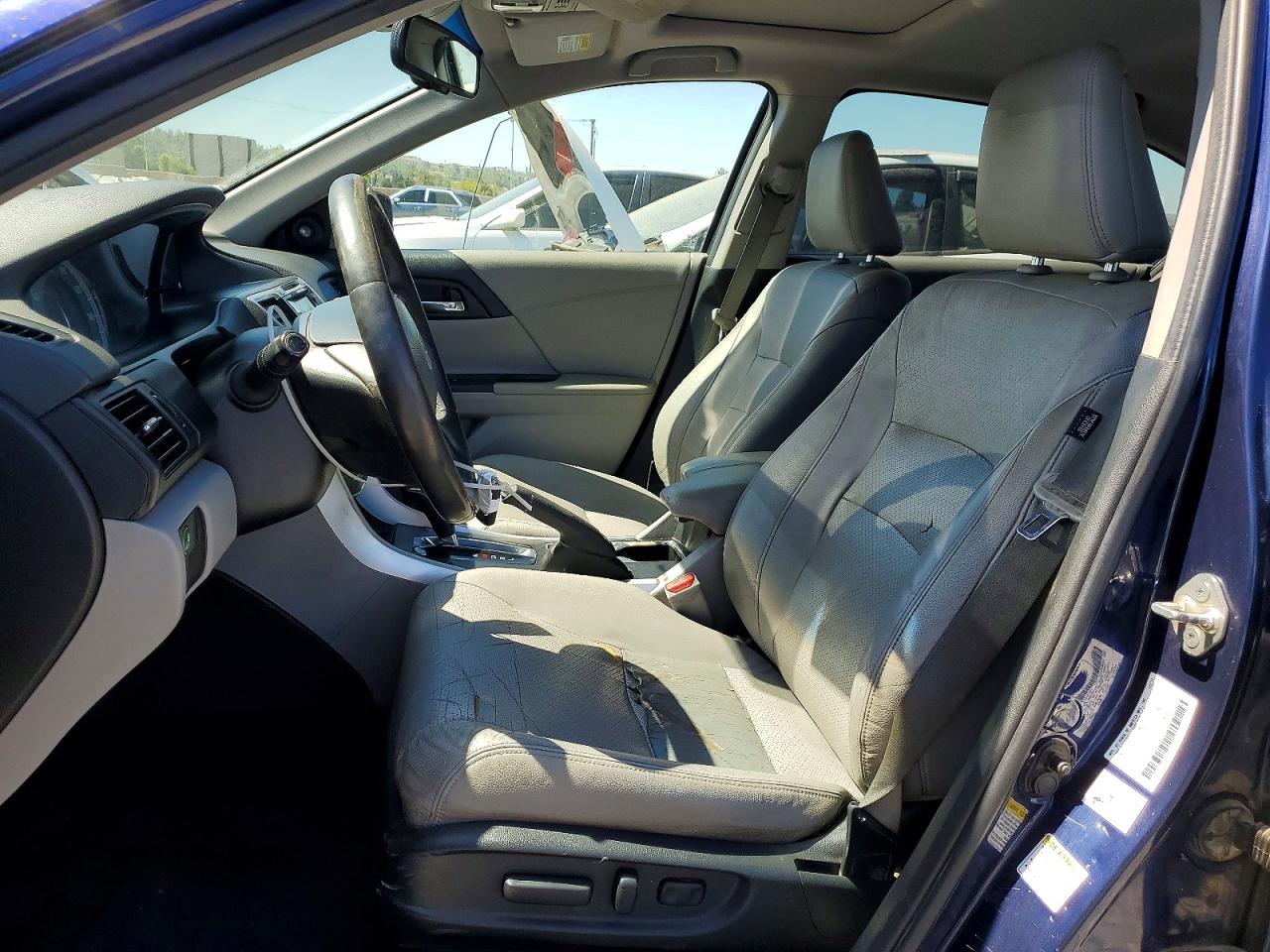 2013 Honda Accord Exl Blue vin: 1HGCR2F88DA045653
