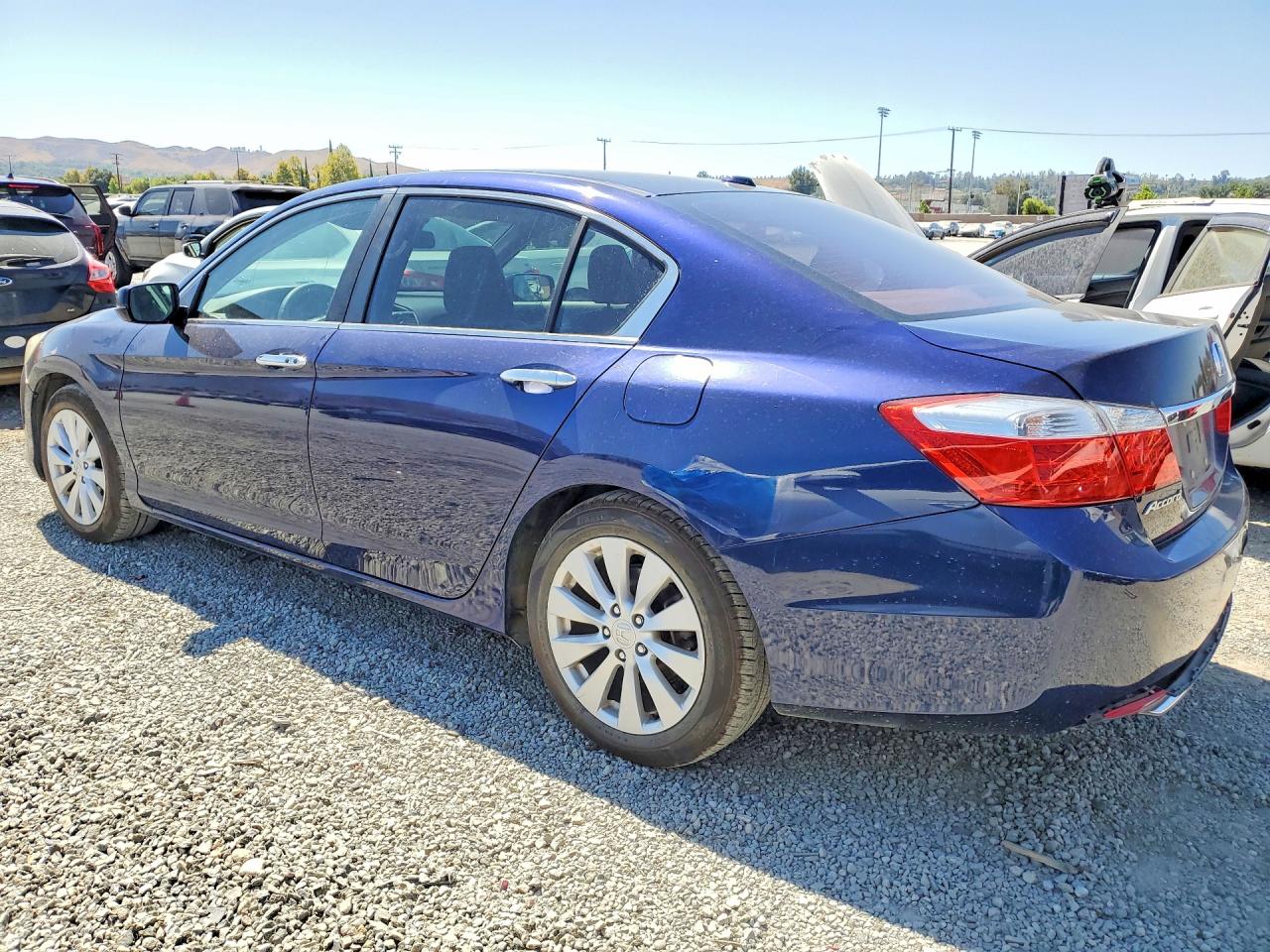 2013 Honda Accord Exl Blue vin: 1HGCR2F88DA045653