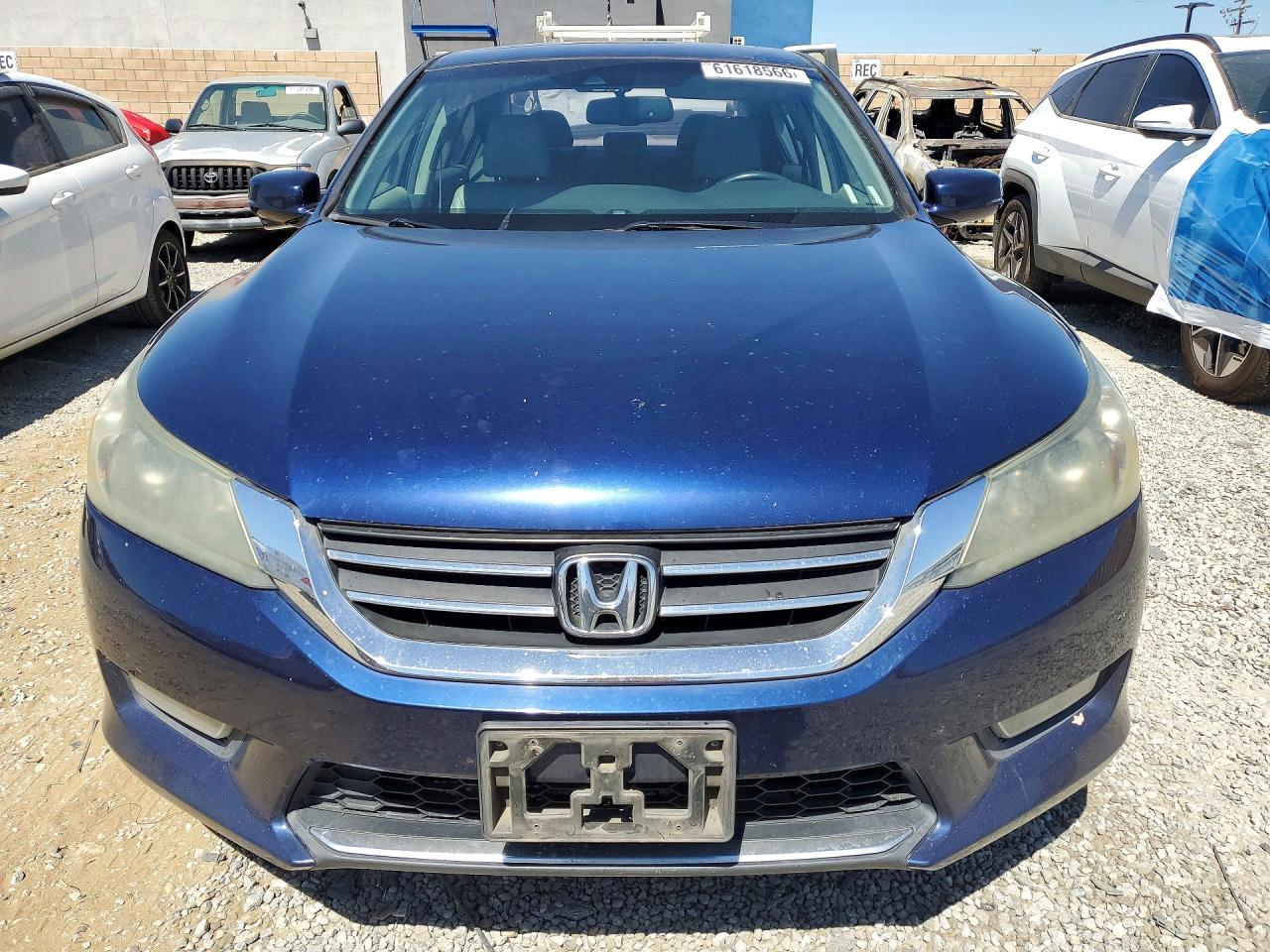 2013 Honda Accord Exl Blue vin: 1HGCR2F88DA045653