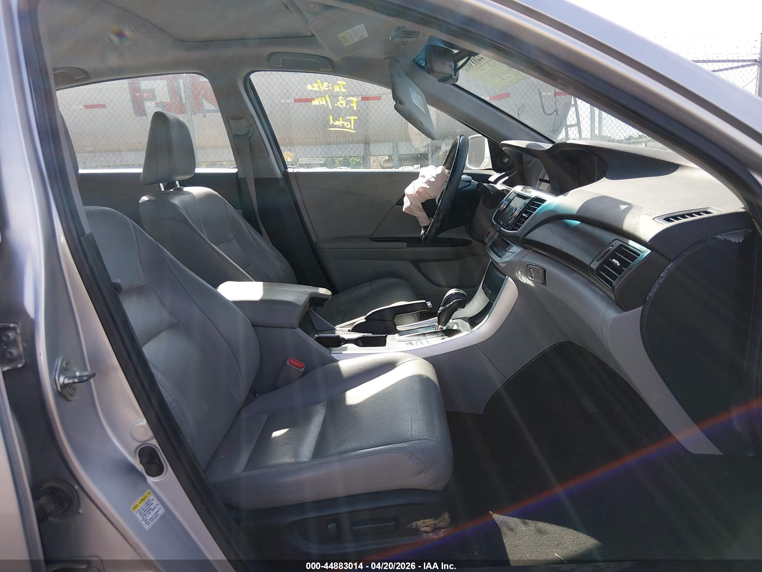 2013 Honda Accord Ex-l Silver vin: 1HGCR2F88DA049847