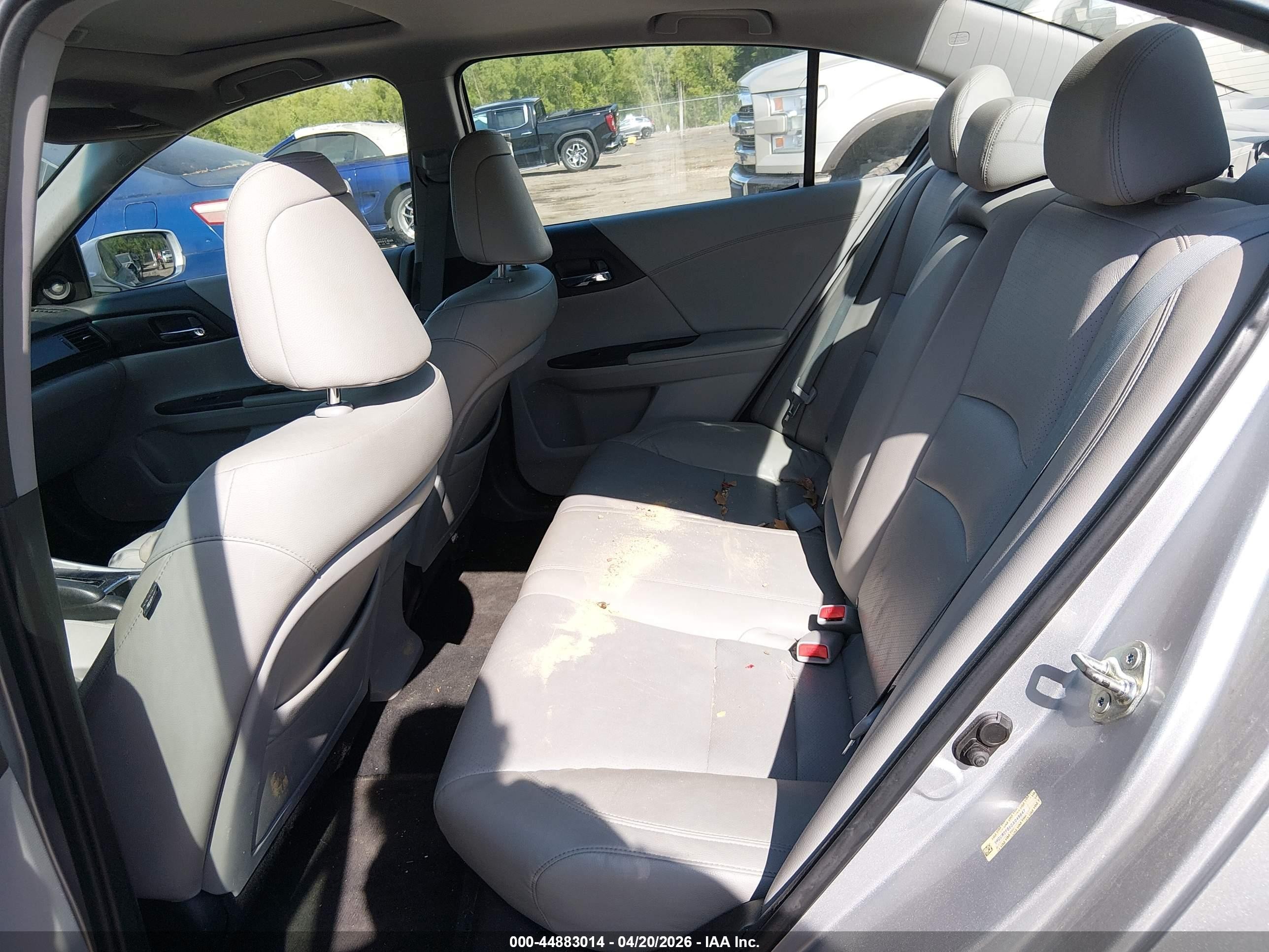 2013 Honda Accord Ex-l Silver vin: 1HGCR2F88DA049847