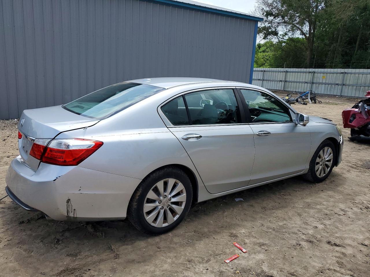 2013 Honda Accord Exl Silver vin: 1HGCR2F88DA056247