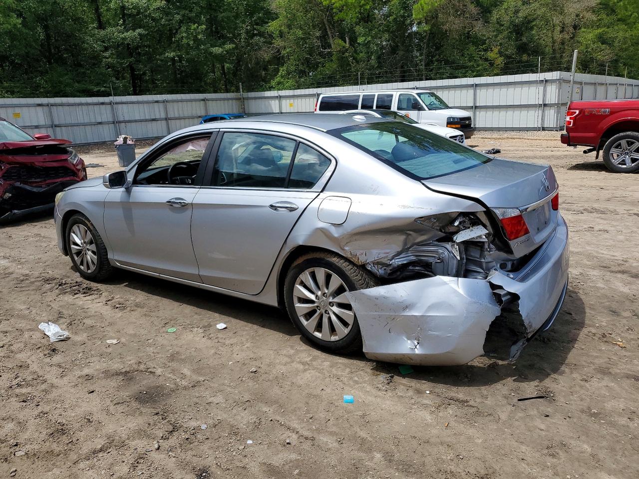 2013 Honda Accord Exl Silver vin: 1HGCR2F88DA056247