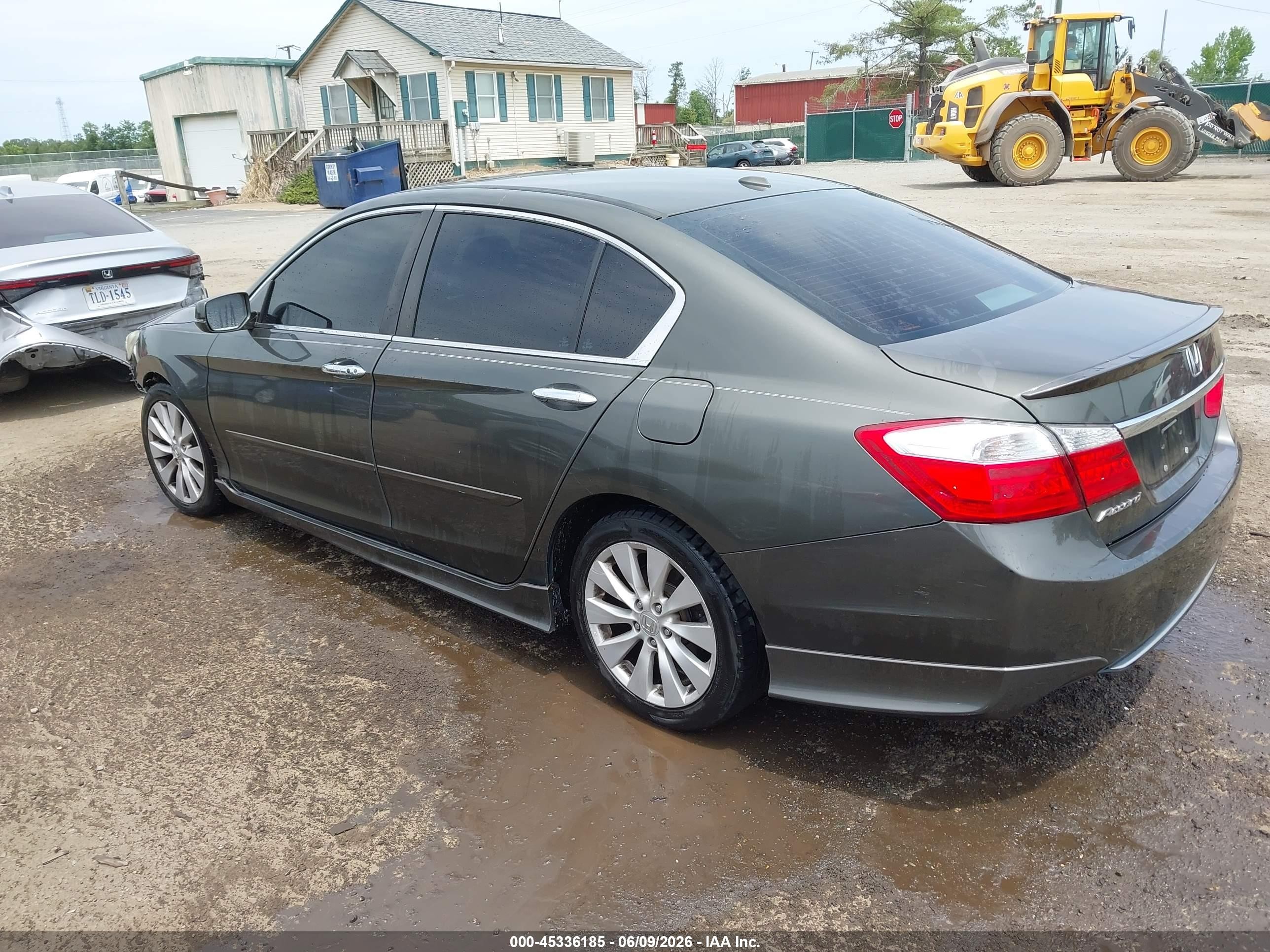2013 Honda Accord Ex-l Gray vin: 1HGCR2F88DA074005