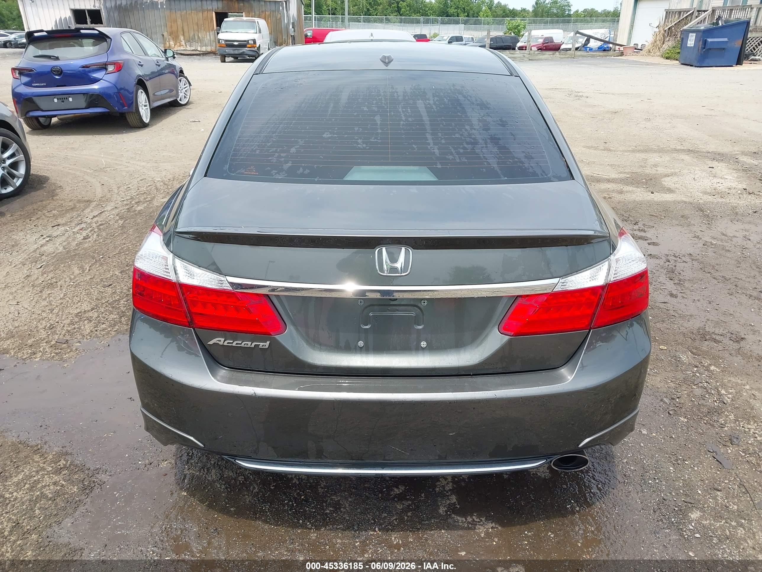 2013 Honda Accord Ex-l Gray vin: 1HGCR2F88DA074005