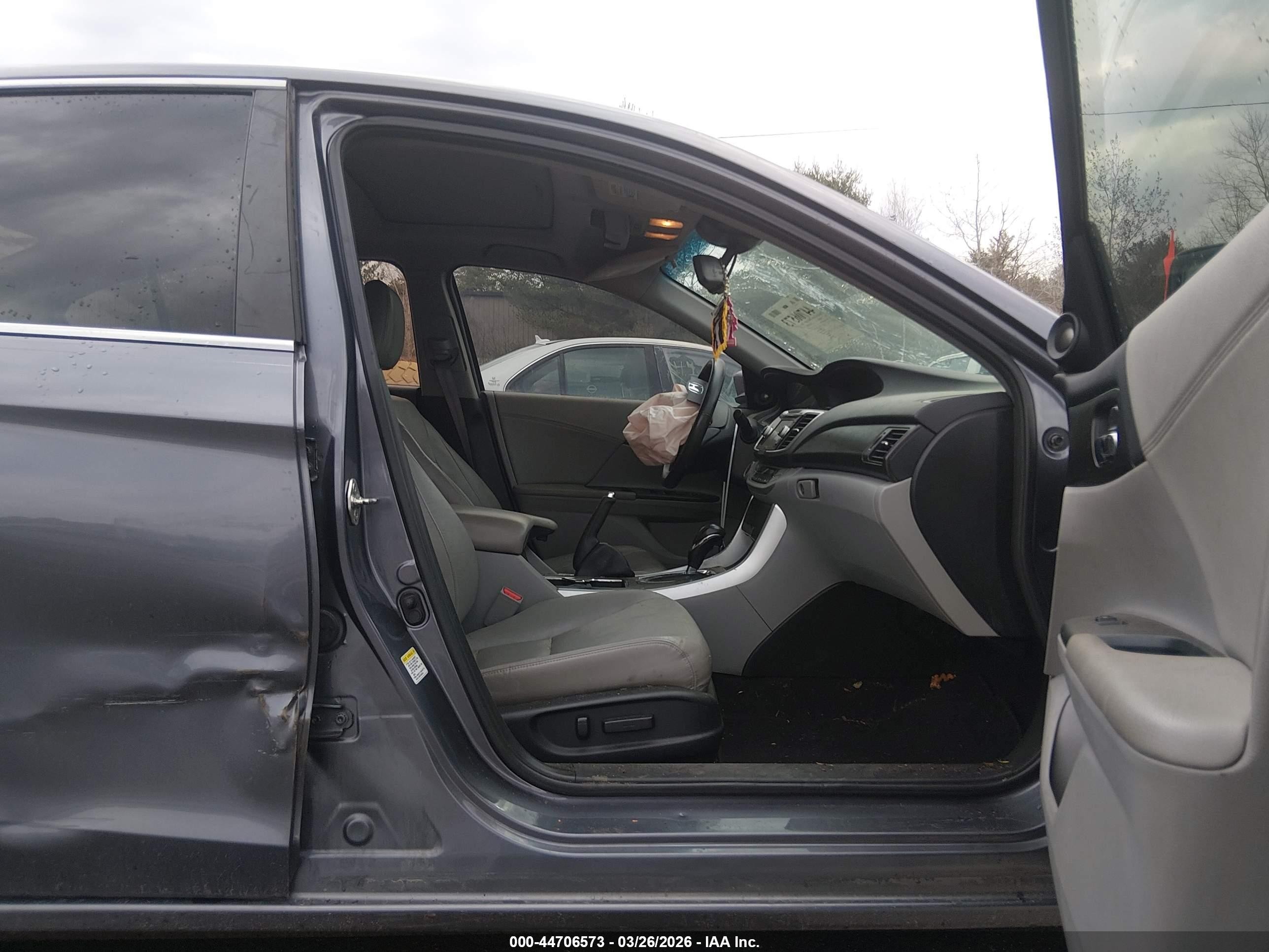 2013 Honda Accord Ex-l Серый vin: 1HGCR2F88DA087689