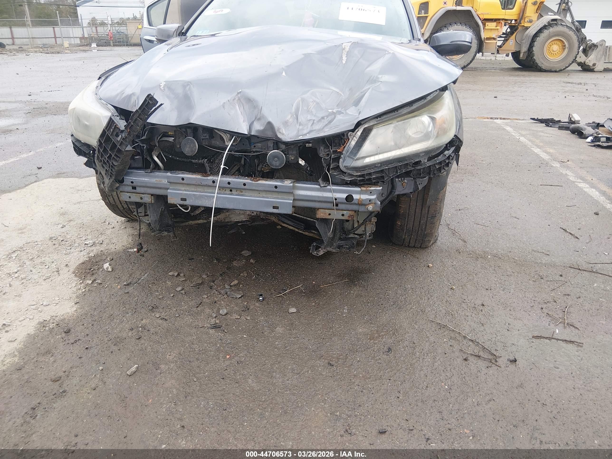2013 Honda Accord Ex-l Серый vin: 1HGCR2F88DA087689