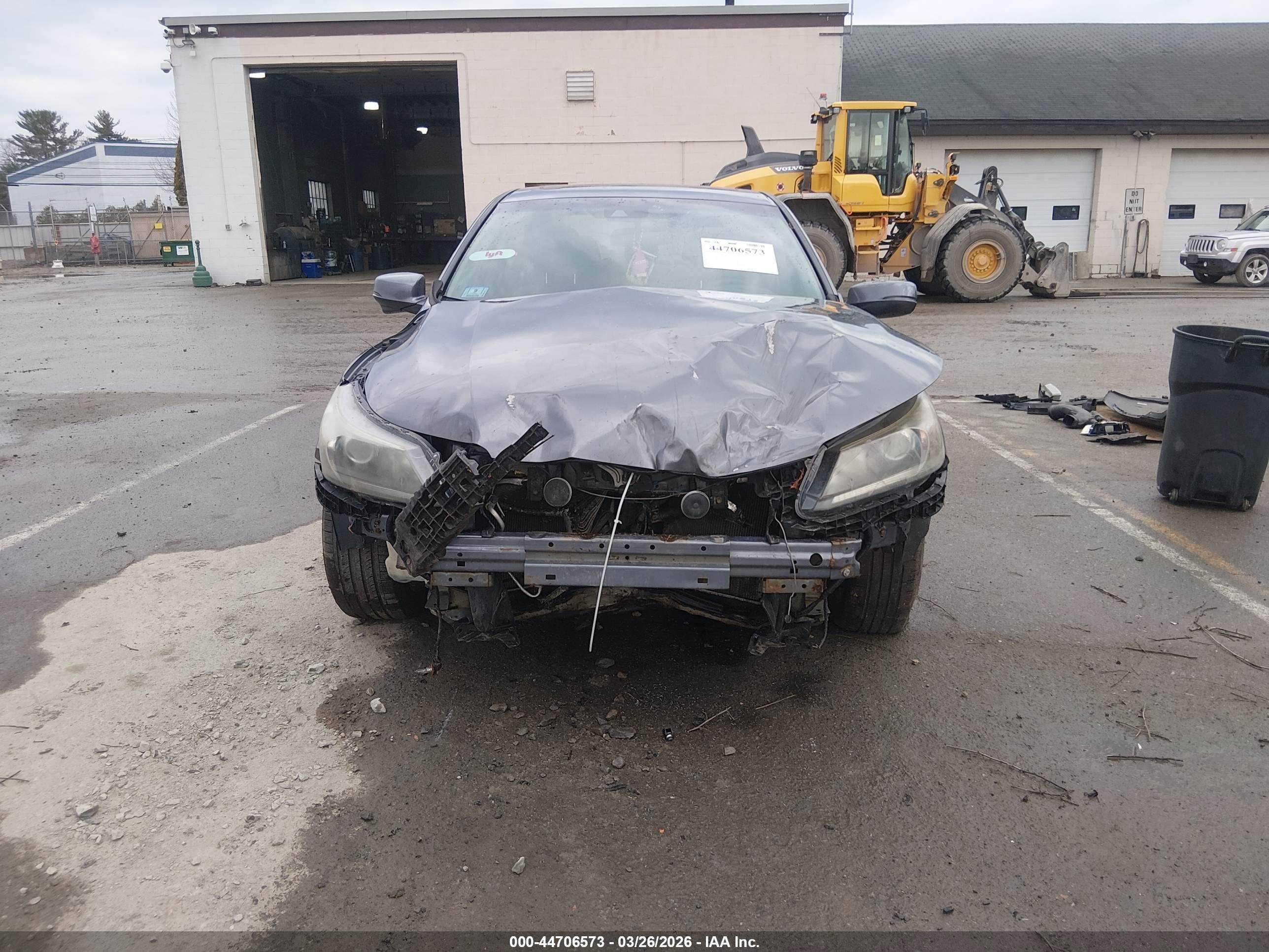 2013 Honda Accord Ex-l Серый vin: 1HGCR2F88DA087689