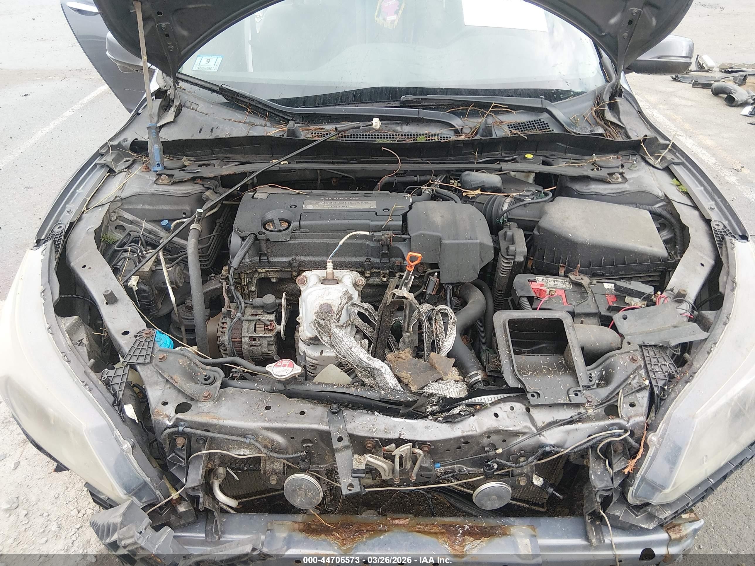 2013 Honda Accord Ex-l Серый vin: 1HGCR2F88DA087689