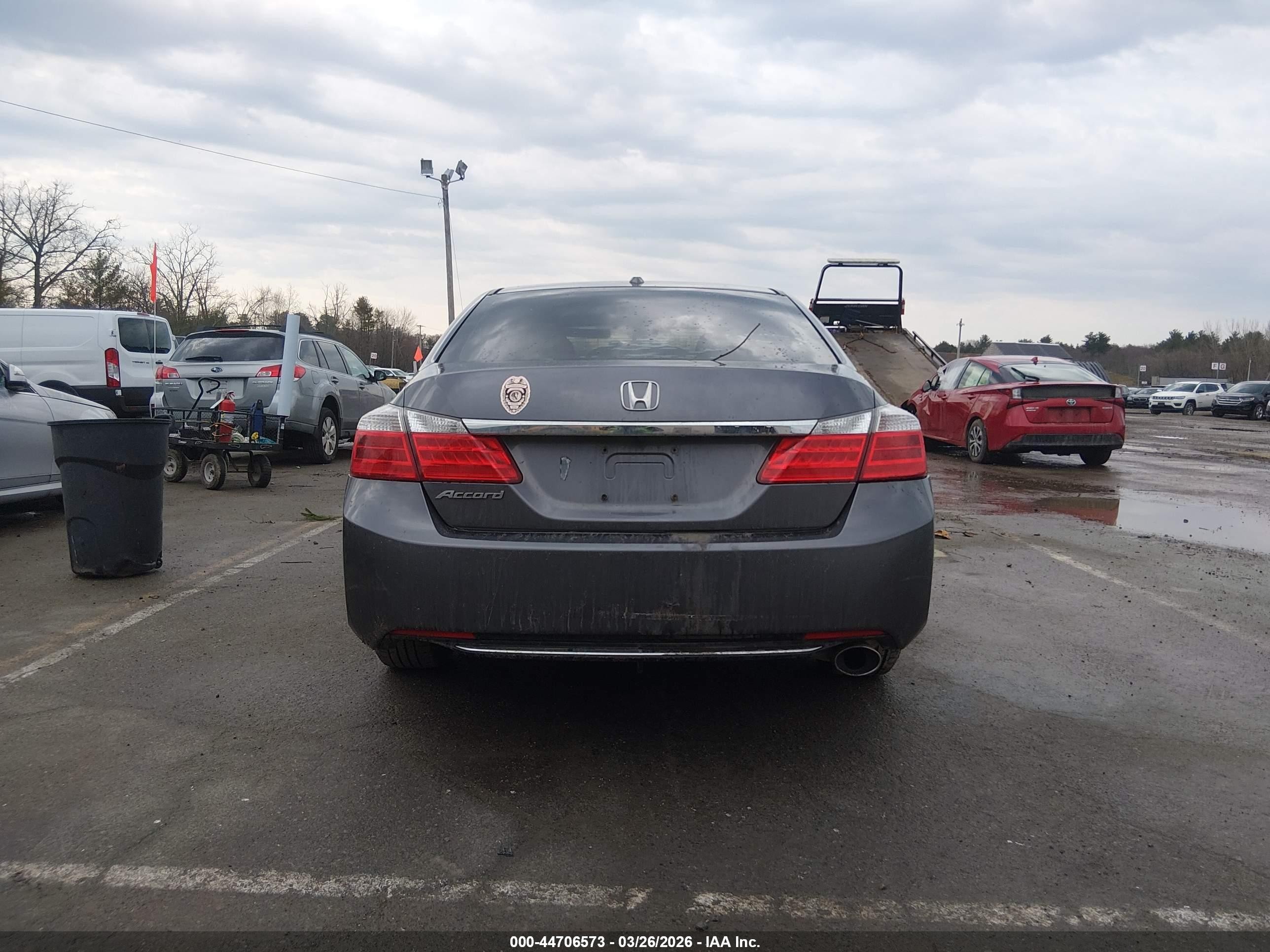 2013 Honda Accord Ex-l Серый vin: 1HGCR2F88DA087689
