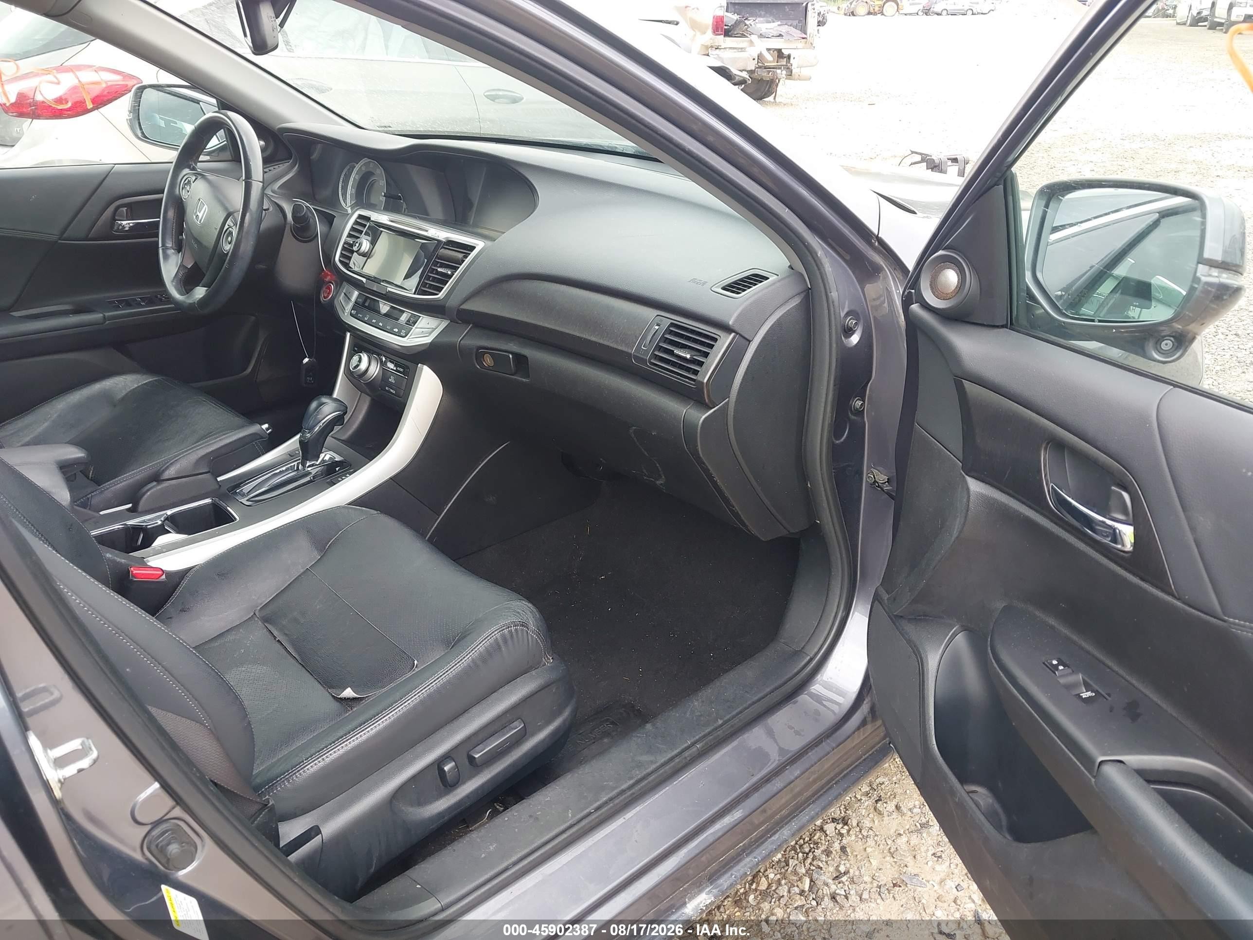 2013 Honda Accord Ex-l Blue vin: 1HGCR2F88DA090642