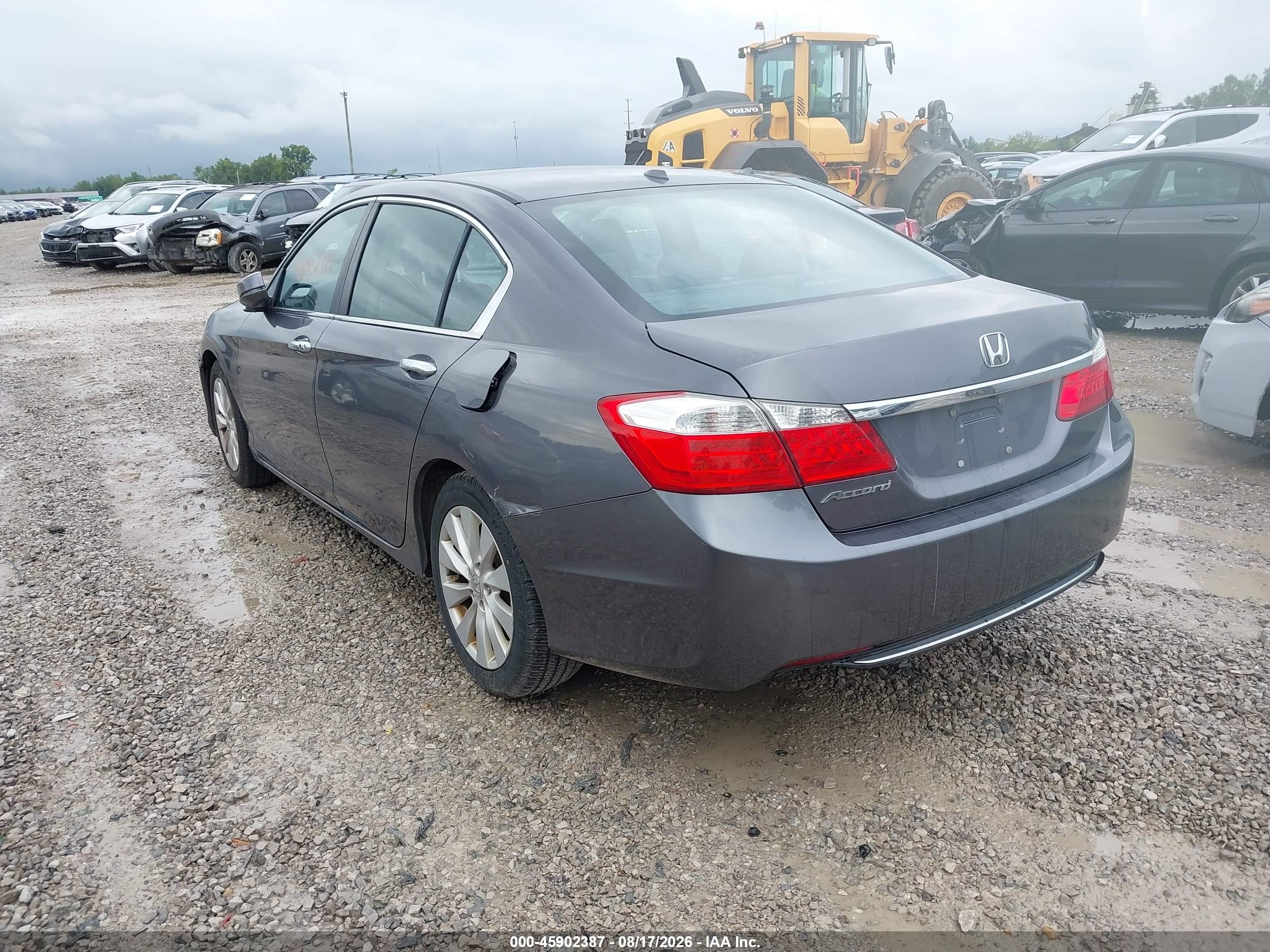 2013 Honda Accord Ex-l Blue vin: 1HGCR2F88DA090642