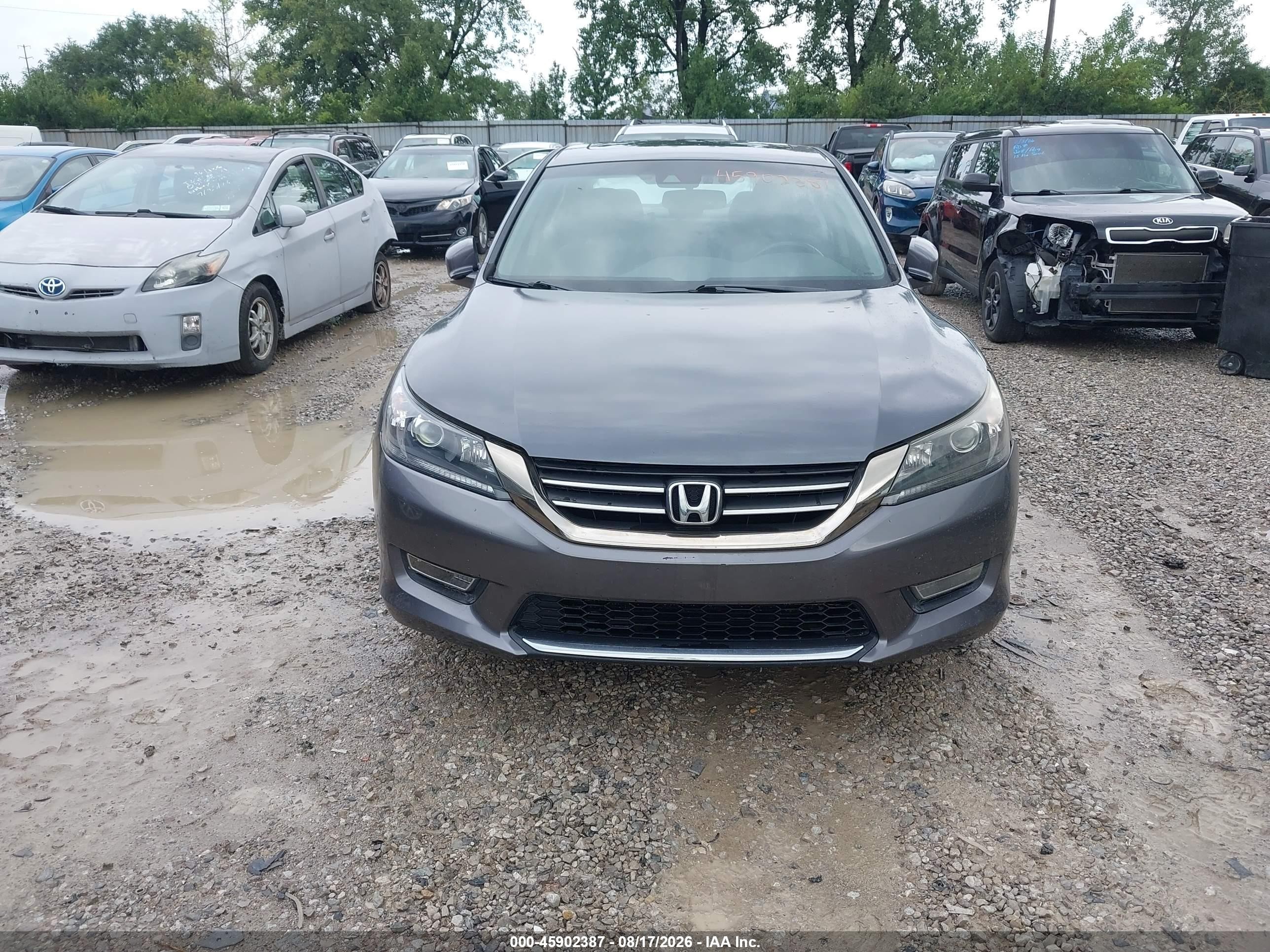 2013 Honda Accord Ex-l Blue vin: 1HGCR2F88DA090642