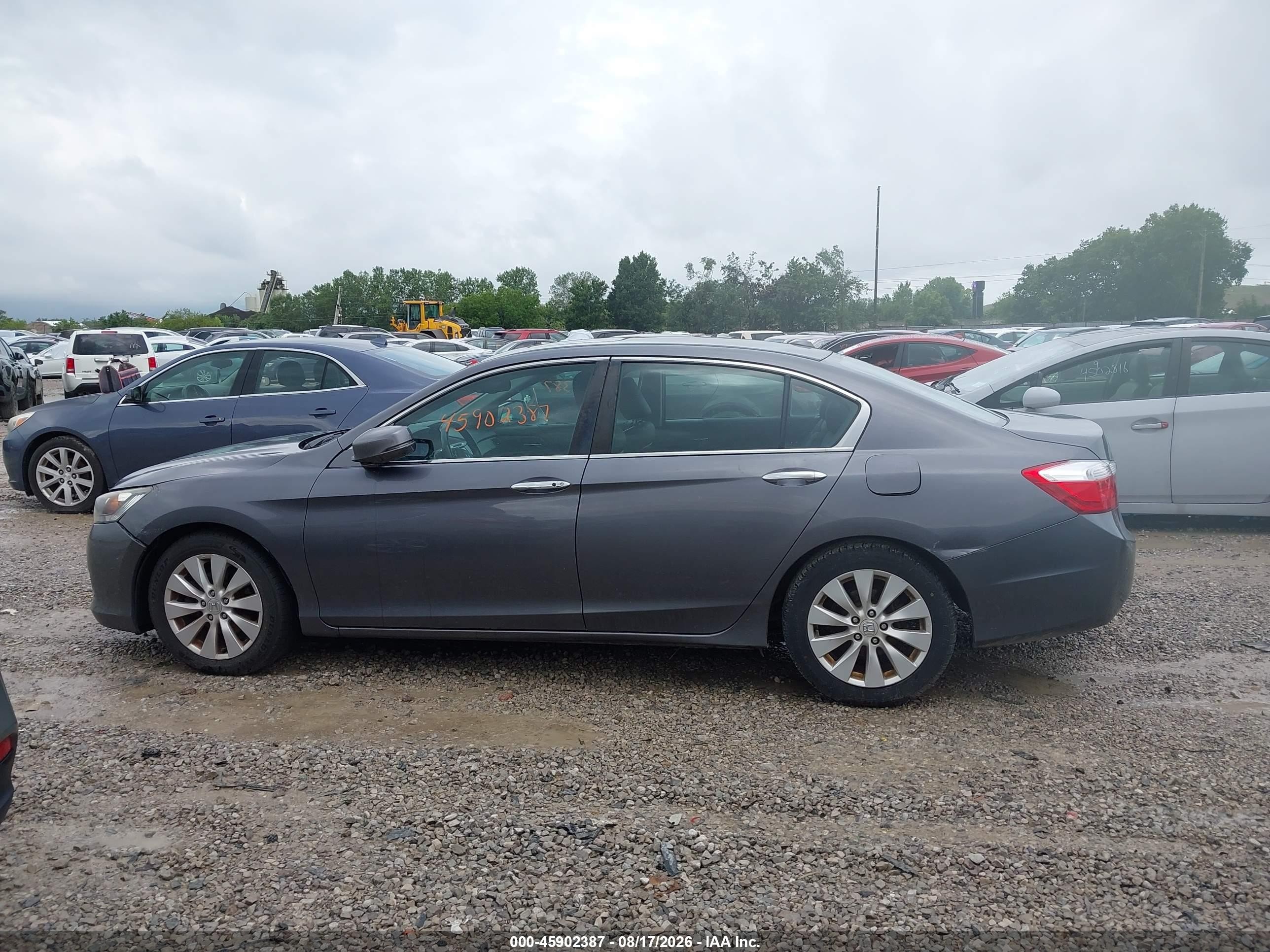 2013 Honda Accord Ex-l Blue vin: 1HGCR2F88DA090642