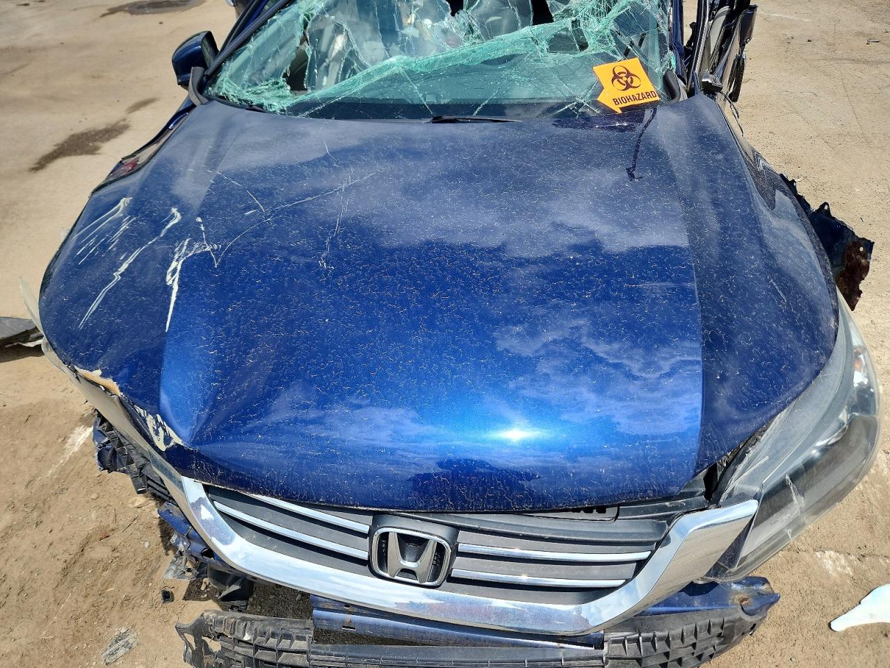 2013 Honda Accord Exl Синий vin: 1HGCR2F88DA110498