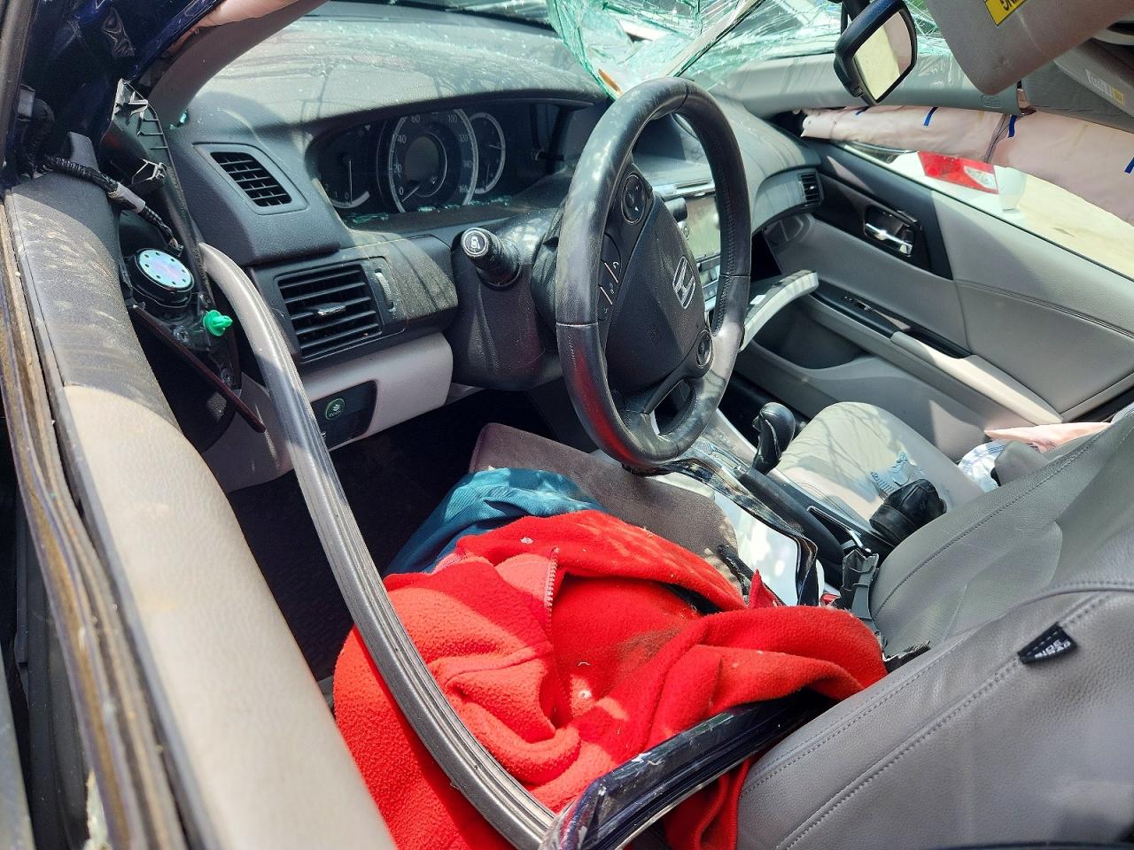 2013 Honda Accord Exl Синий vin: 1HGCR2F88DA110498