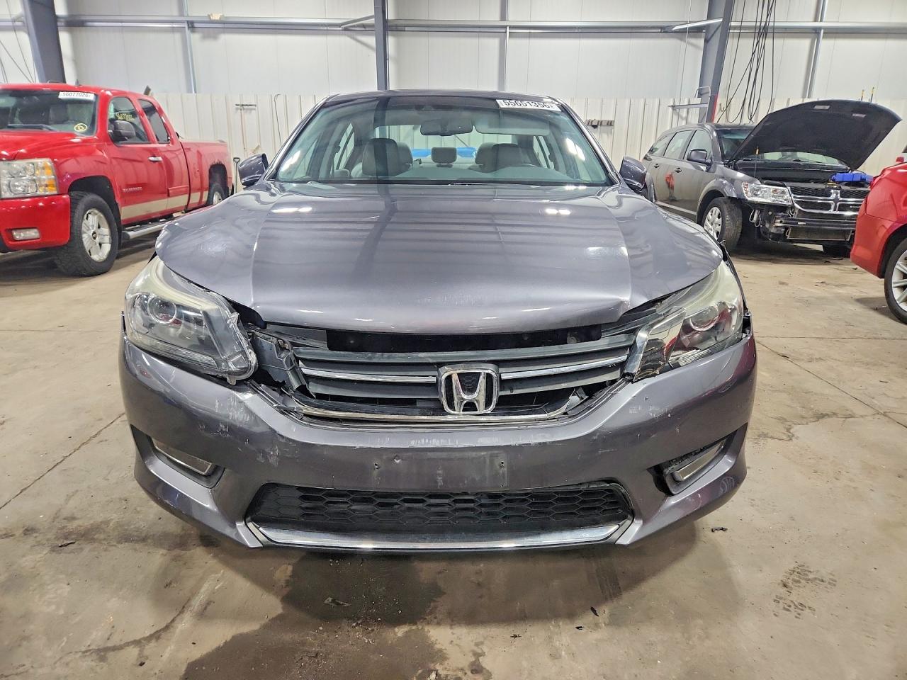 2013 Honda Accord Exl Gray vin: 1HGCR2F88DA114423