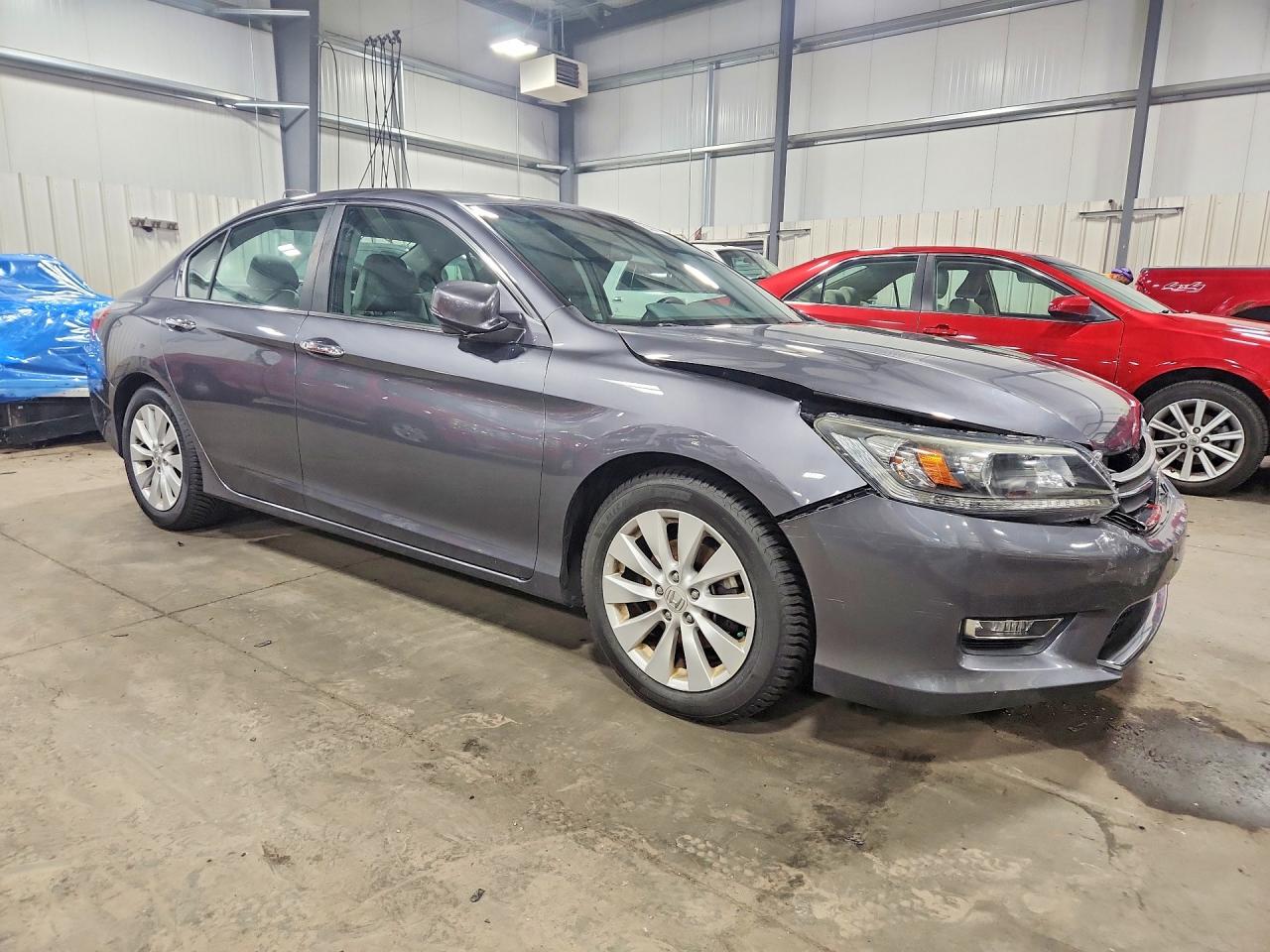 2013 Honda Accord Exl Gray vin: 1HGCR2F88DA114423