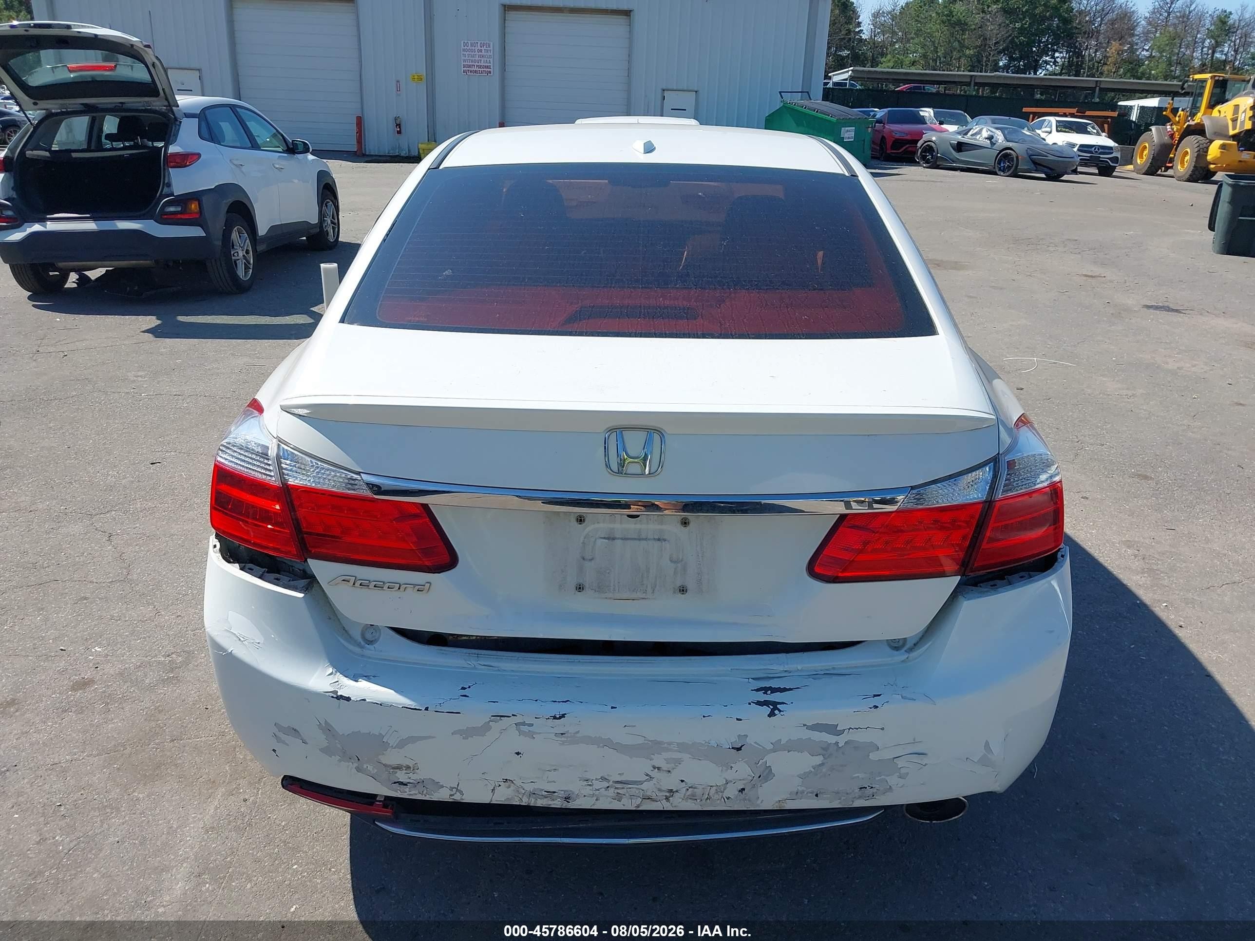 2013 Honda Accord Ex-l White vin: 1HGCR2F88DA115023