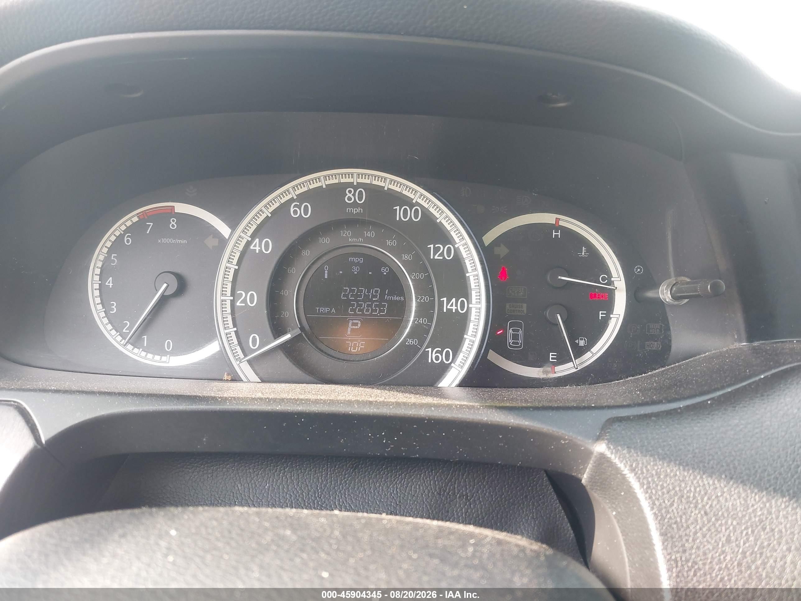 2013 Honda Accord Ex-l Black vin: 1HGCR2F88DA132324