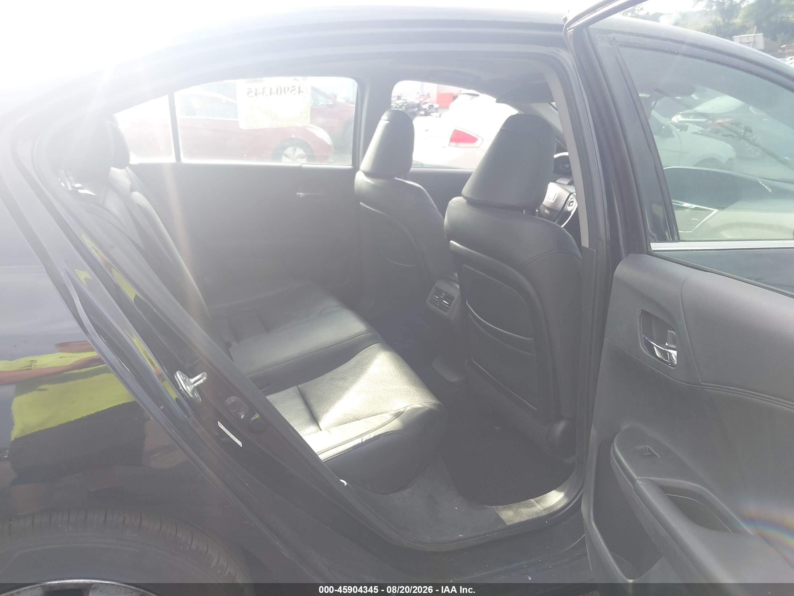 2013 Honda Accord Ex-l Black vin: 1HGCR2F88DA132324