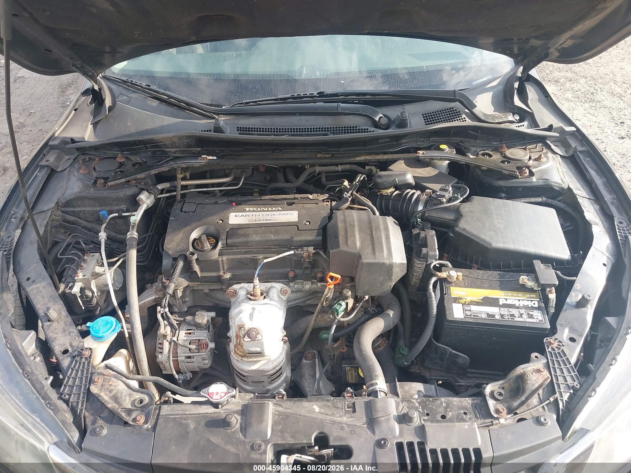 2013 Honda Accord Ex-l Black vin: 1HGCR2F88DA132324