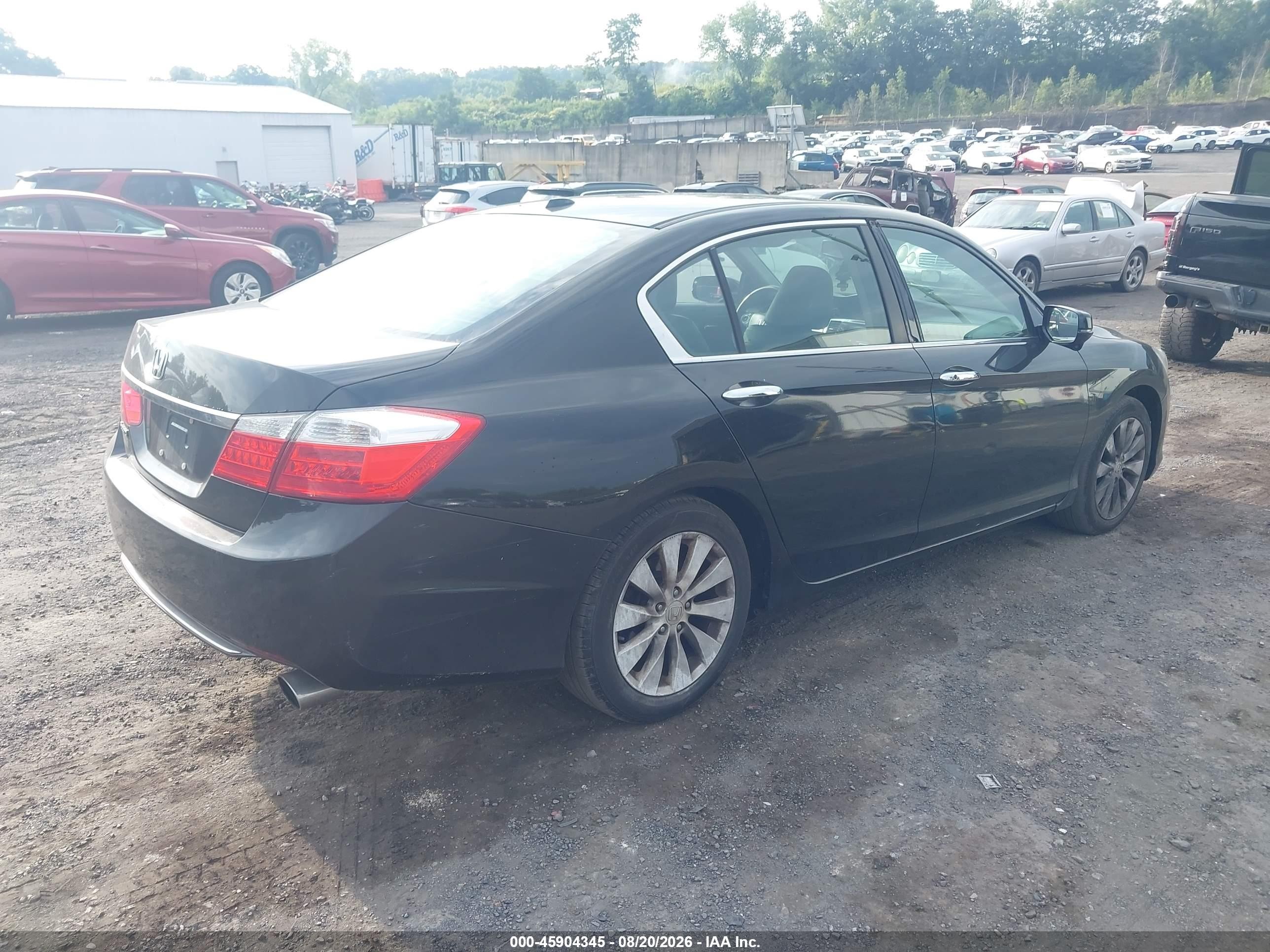 2013 Honda Accord Ex-l Black vin: 1HGCR2F88DA132324