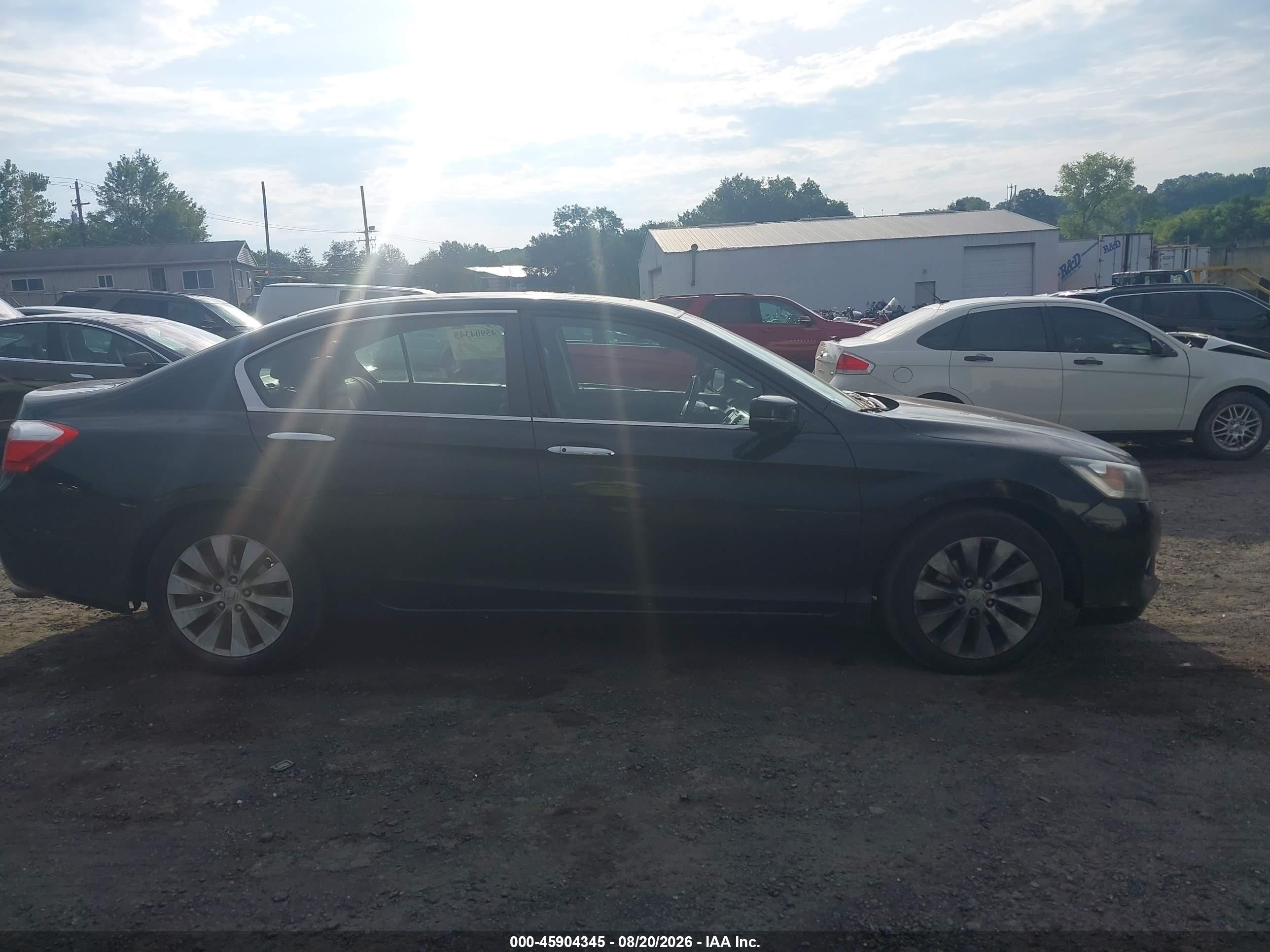 2013 Honda Accord Ex-l Black vin: 1HGCR2F88DA132324