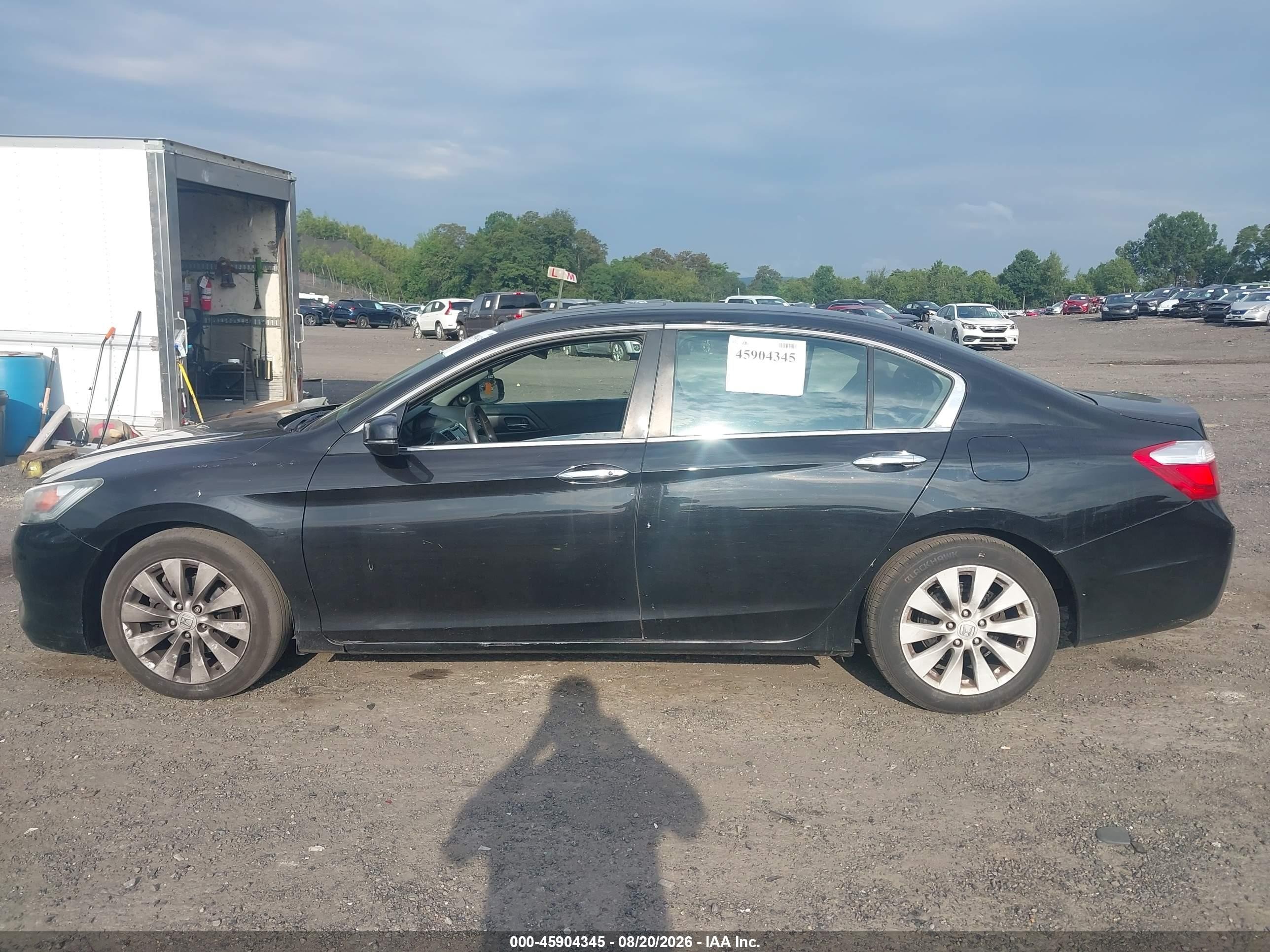 2013 Honda Accord Ex-l Black vin: 1HGCR2F88DA132324