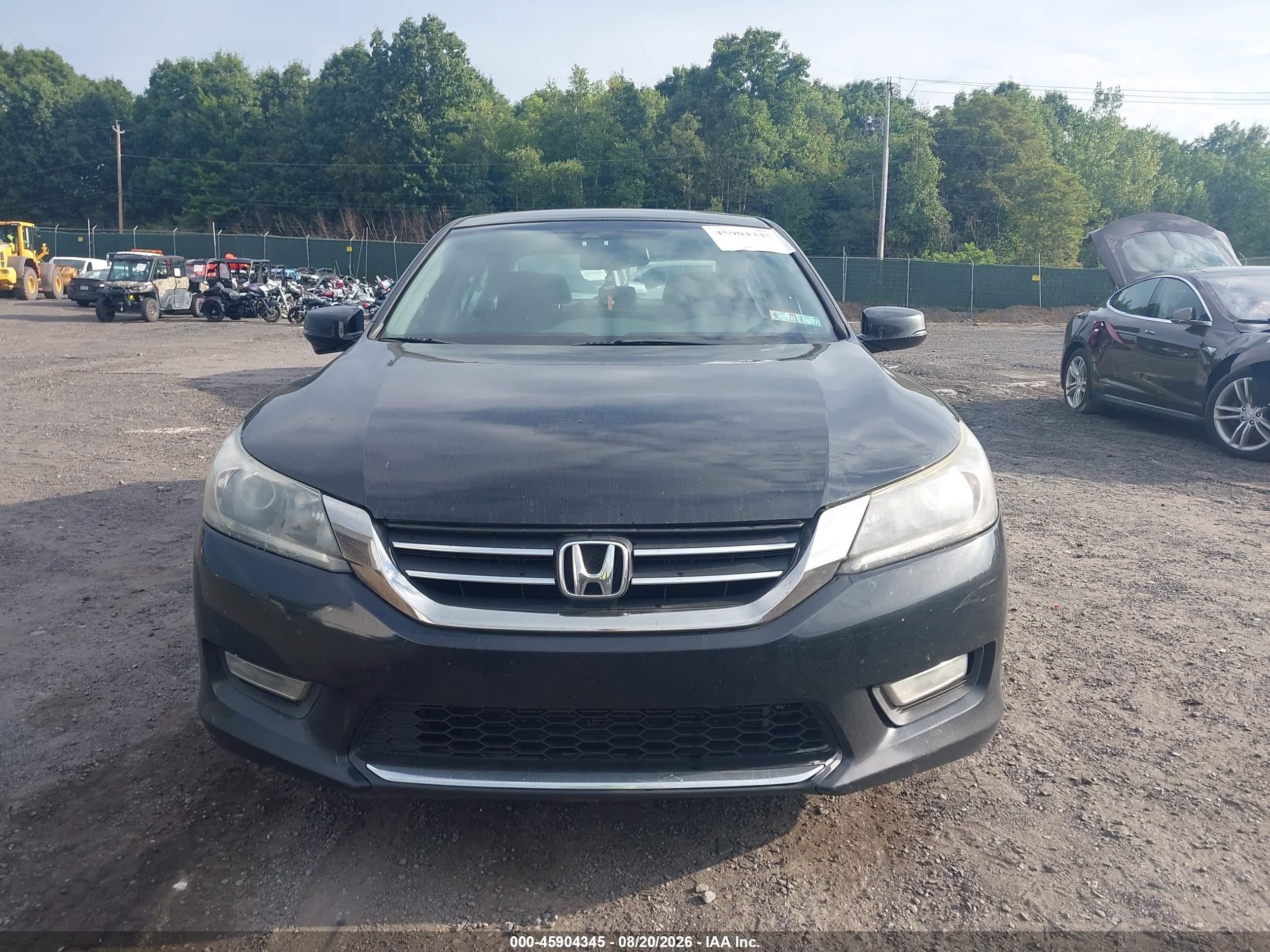 2013 Honda Accord Ex-l Black vin: 1HGCR2F88DA132324