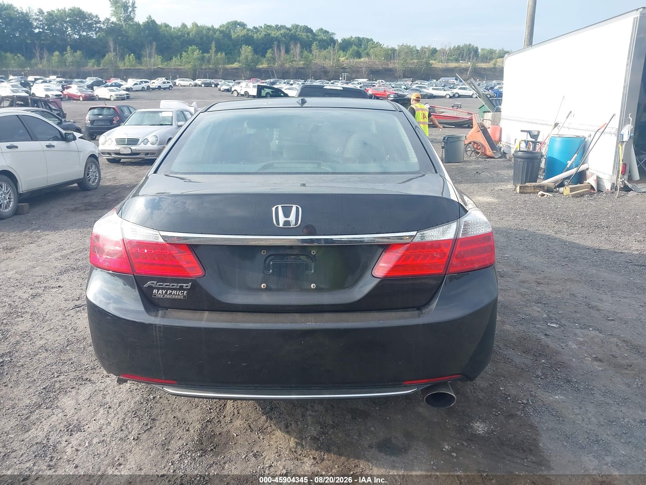 2013 Honda Accord Ex-l Black vin: 1HGCR2F88DA132324
