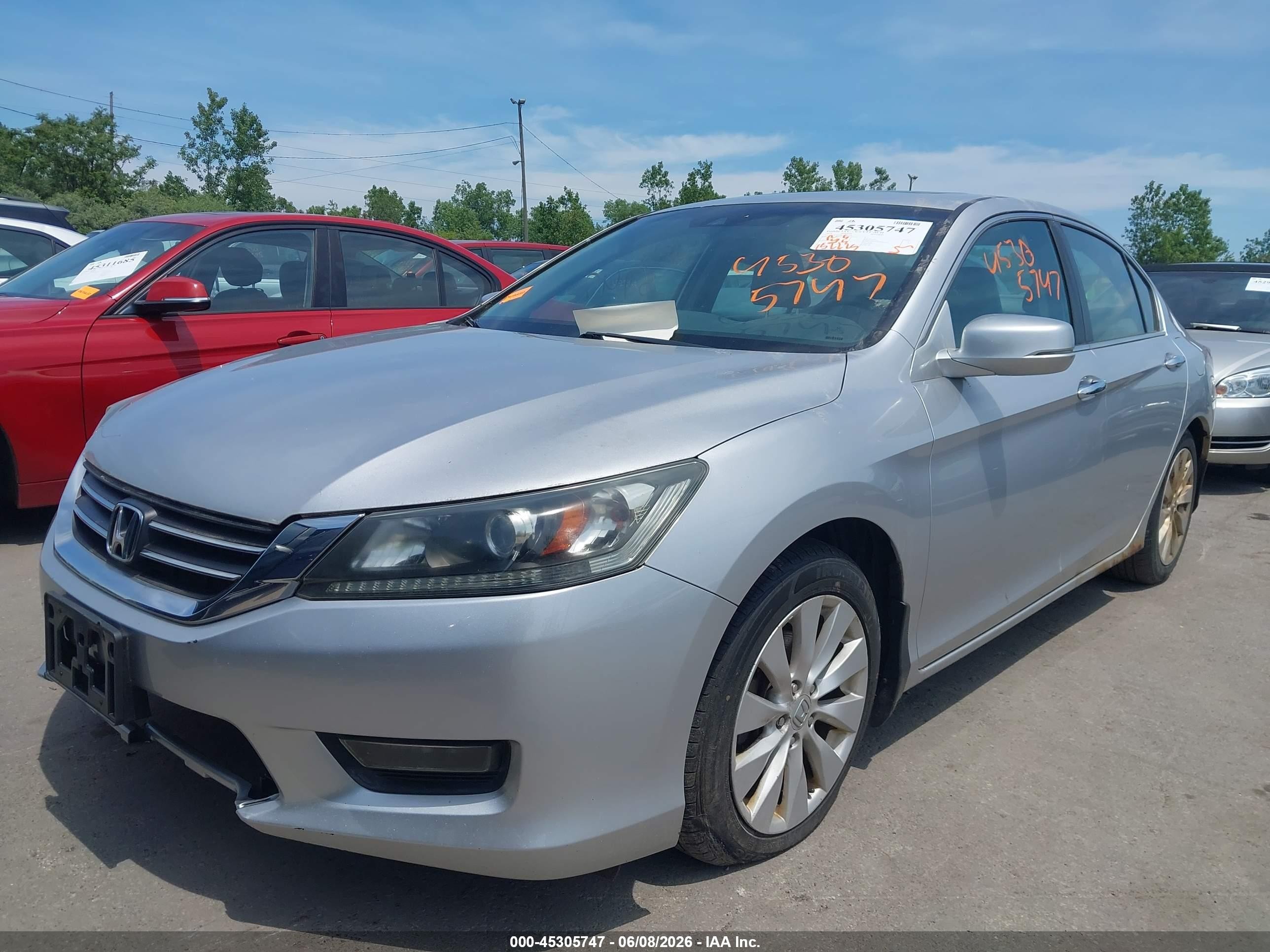 2013 Honda Accord Ex-l Серебряный vin: 1HGCR2F88DA148460