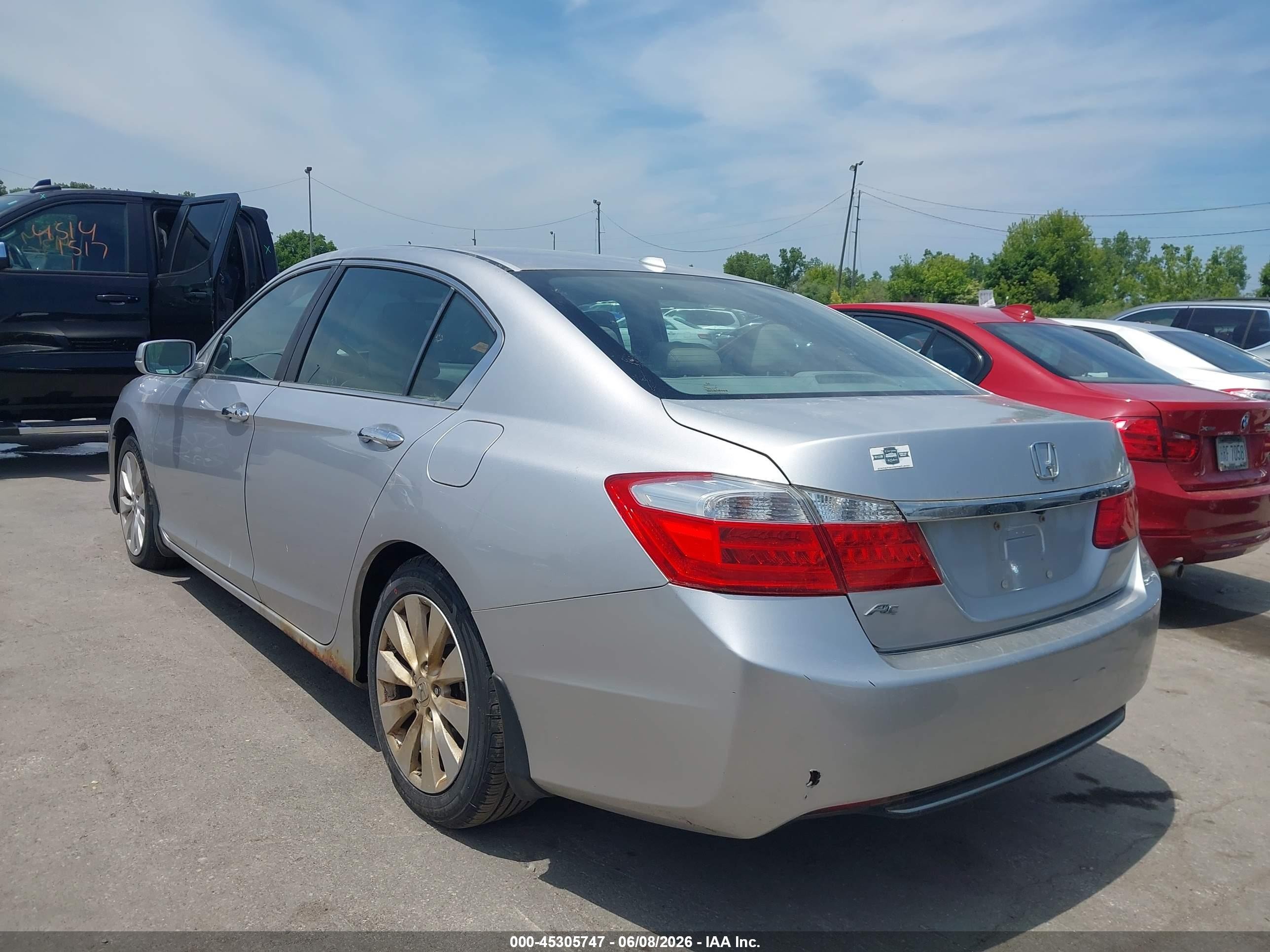 2013 Honda Accord Ex-l Серебряный vin: 1HGCR2F88DA148460