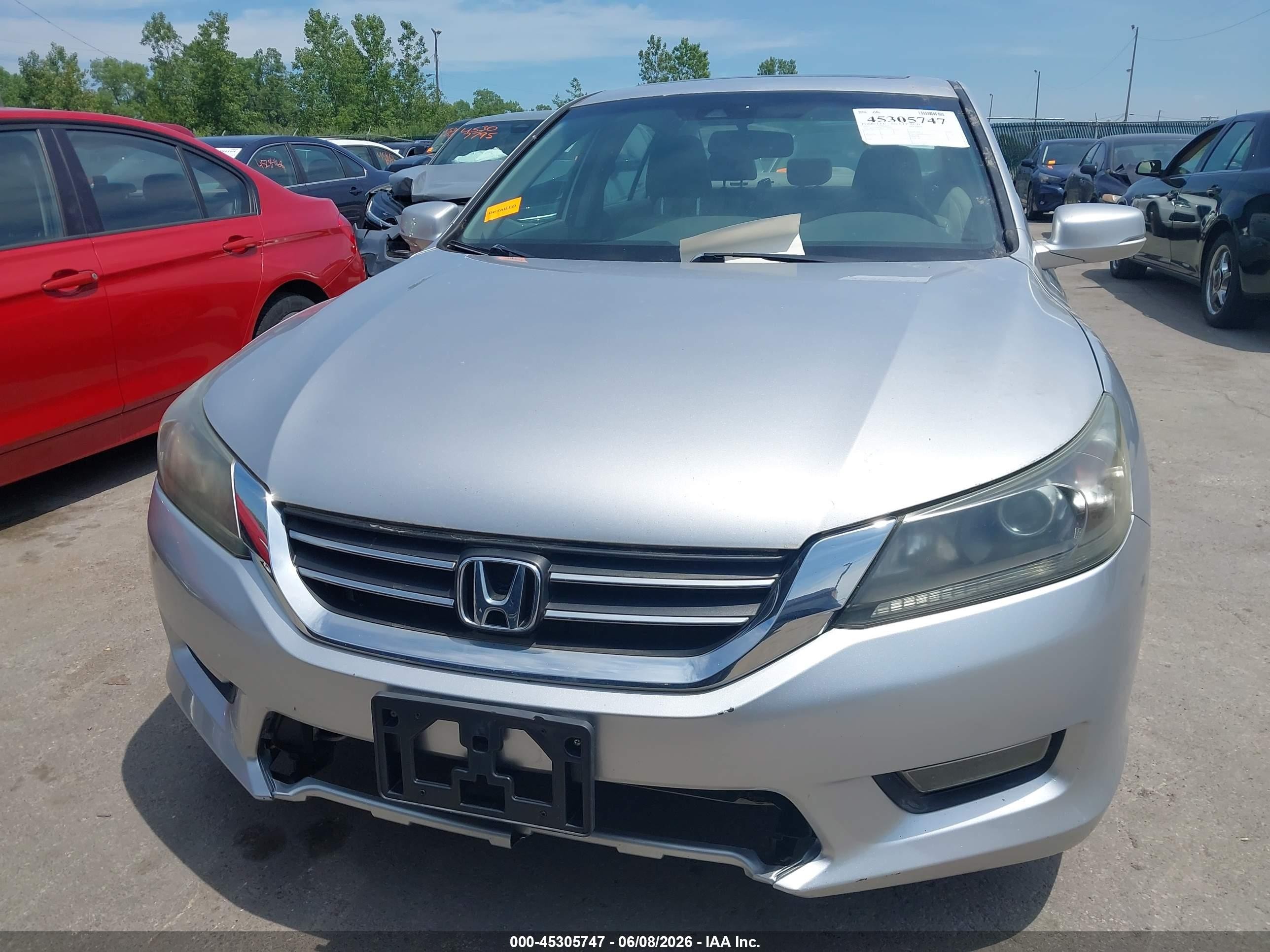 2013 Honda Accord Ex-l Серебряный vin: 1HGCR2F88DA148460