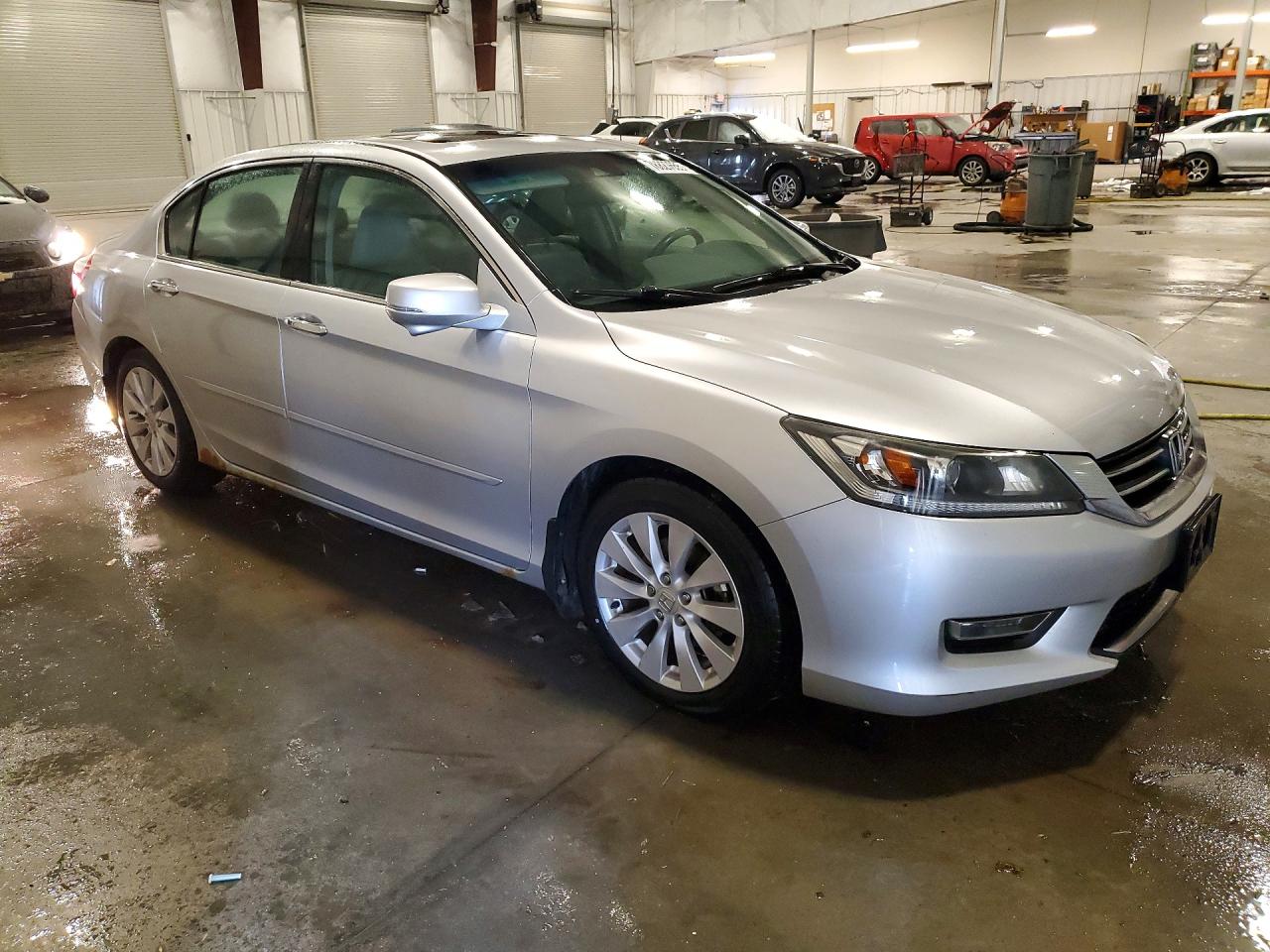2013 Honda Accord Exl Silver vin: 1HGCR2F88DA149205