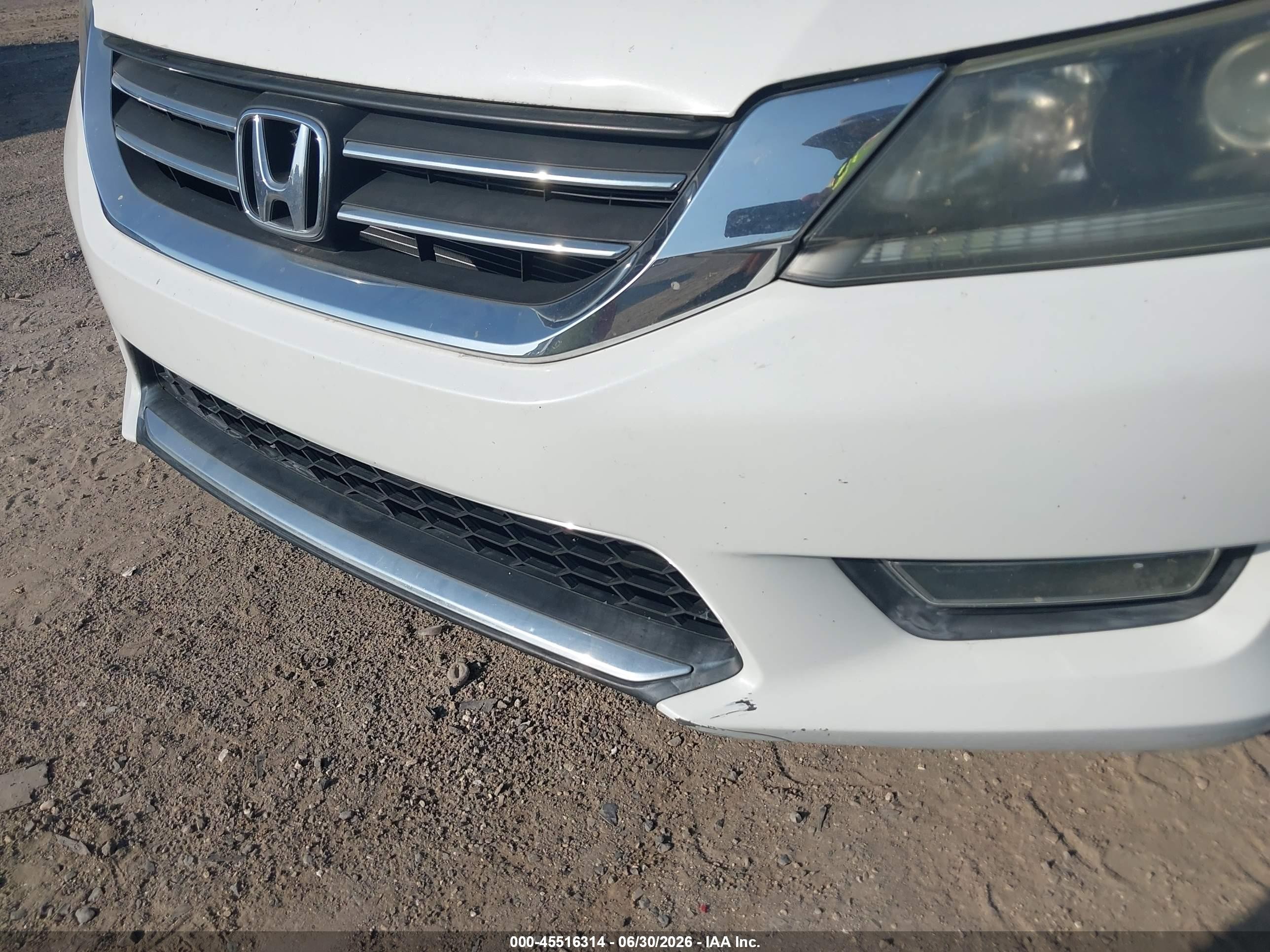 2013 Honda Accord Ex-l White vin: 1HGCR2F88DA151360