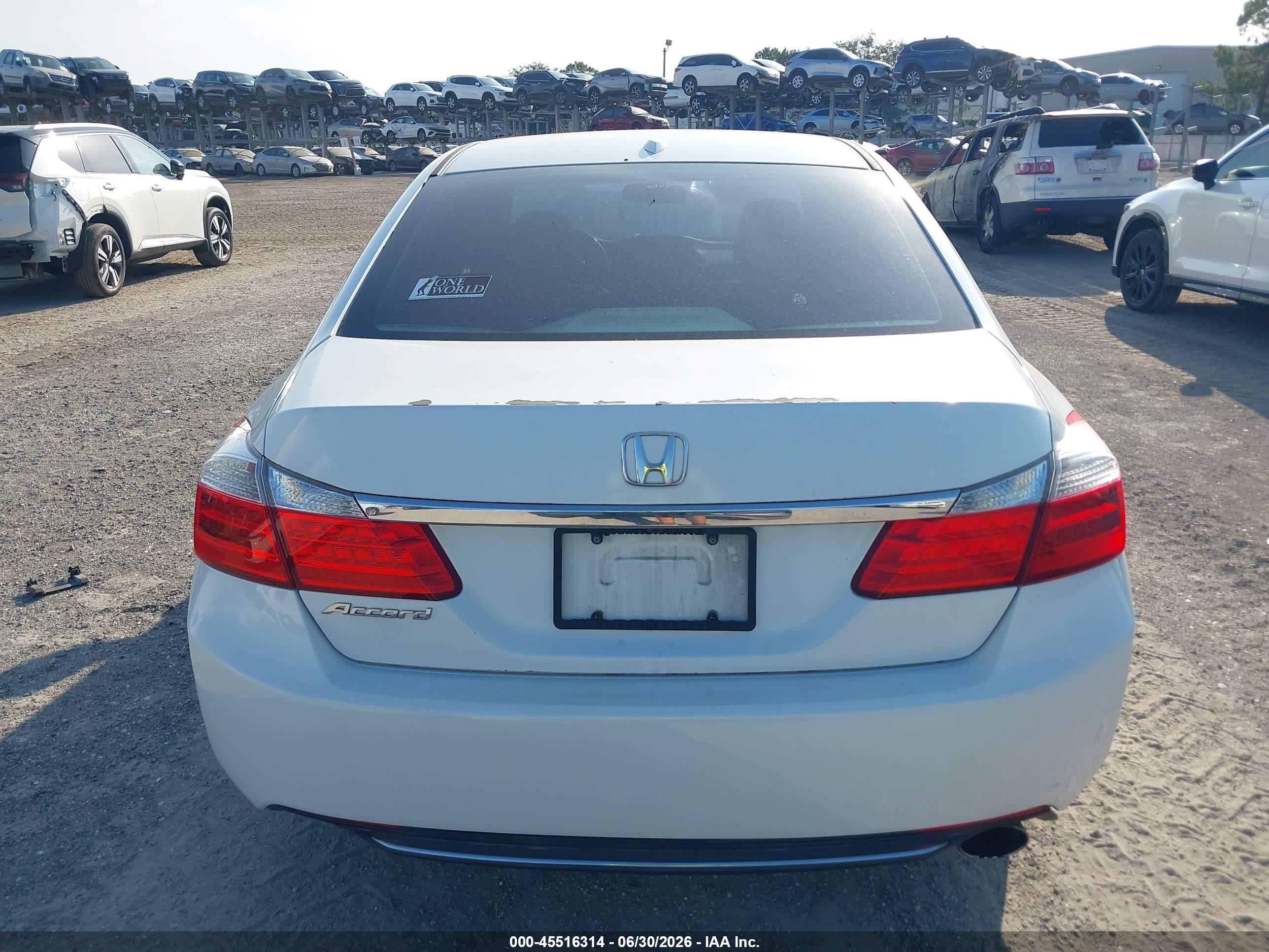 2013 Honda Accord Ex-l White vin: 1HGCR2F88DA151360