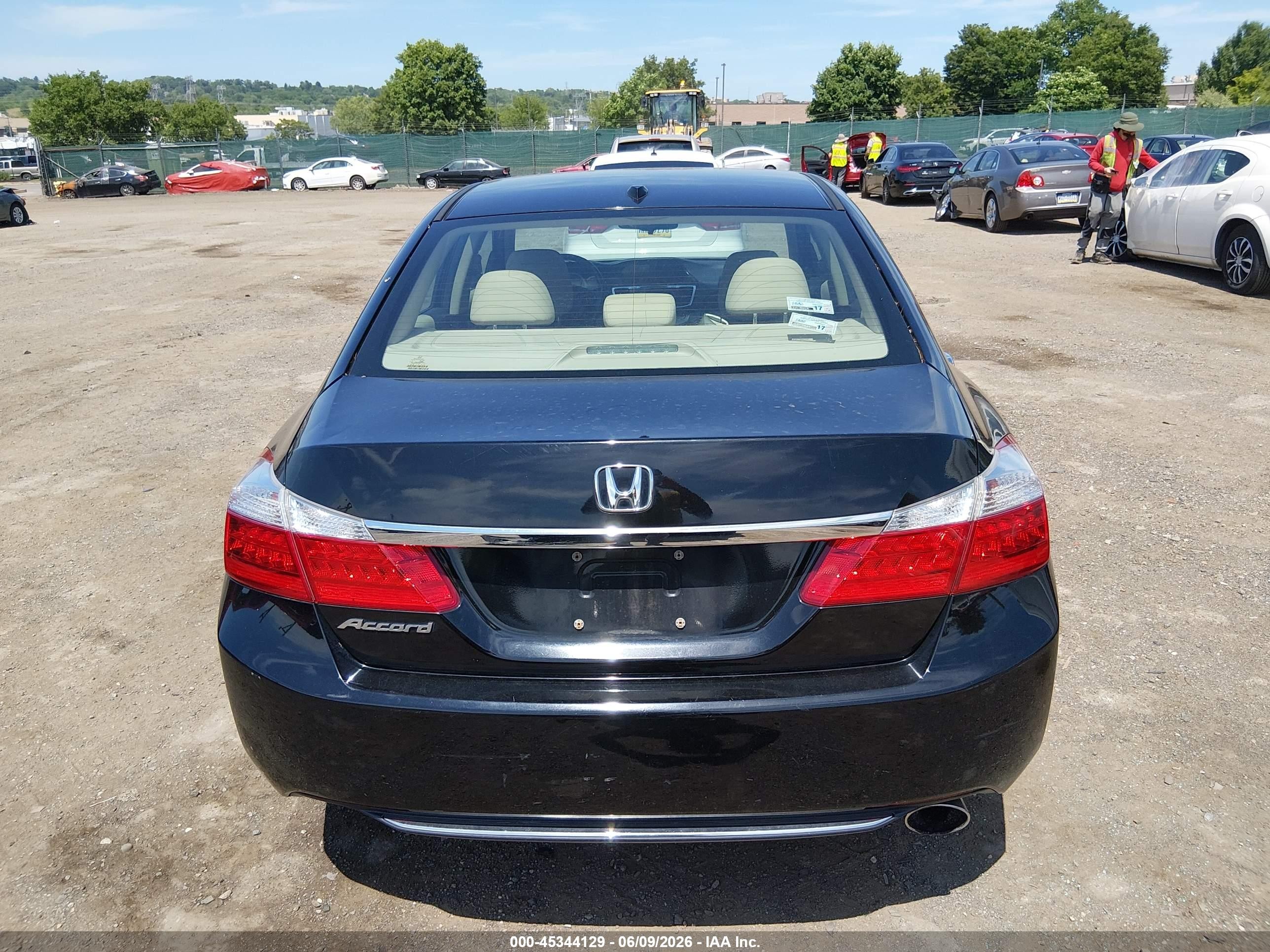 2013 Honda Accord Ex-l Black vin: 1HGCR2F88DA163489